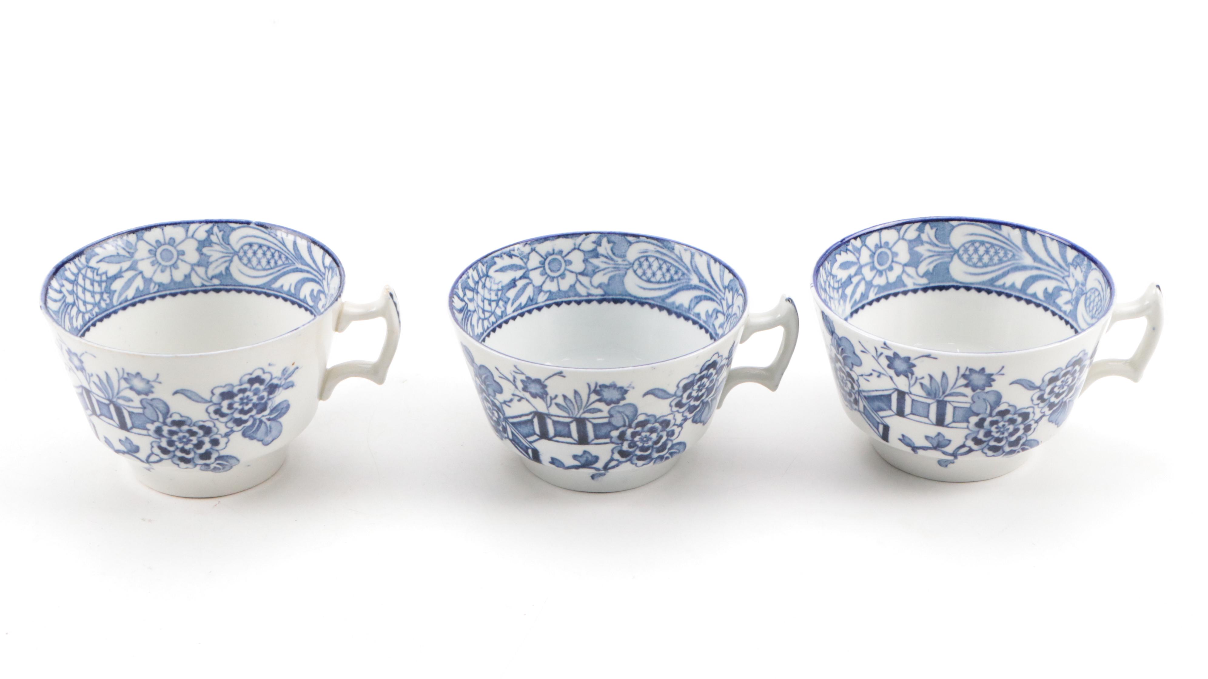 Wood & Sons "Wincanton Blue" Ironstone Dinnerware and Serveware