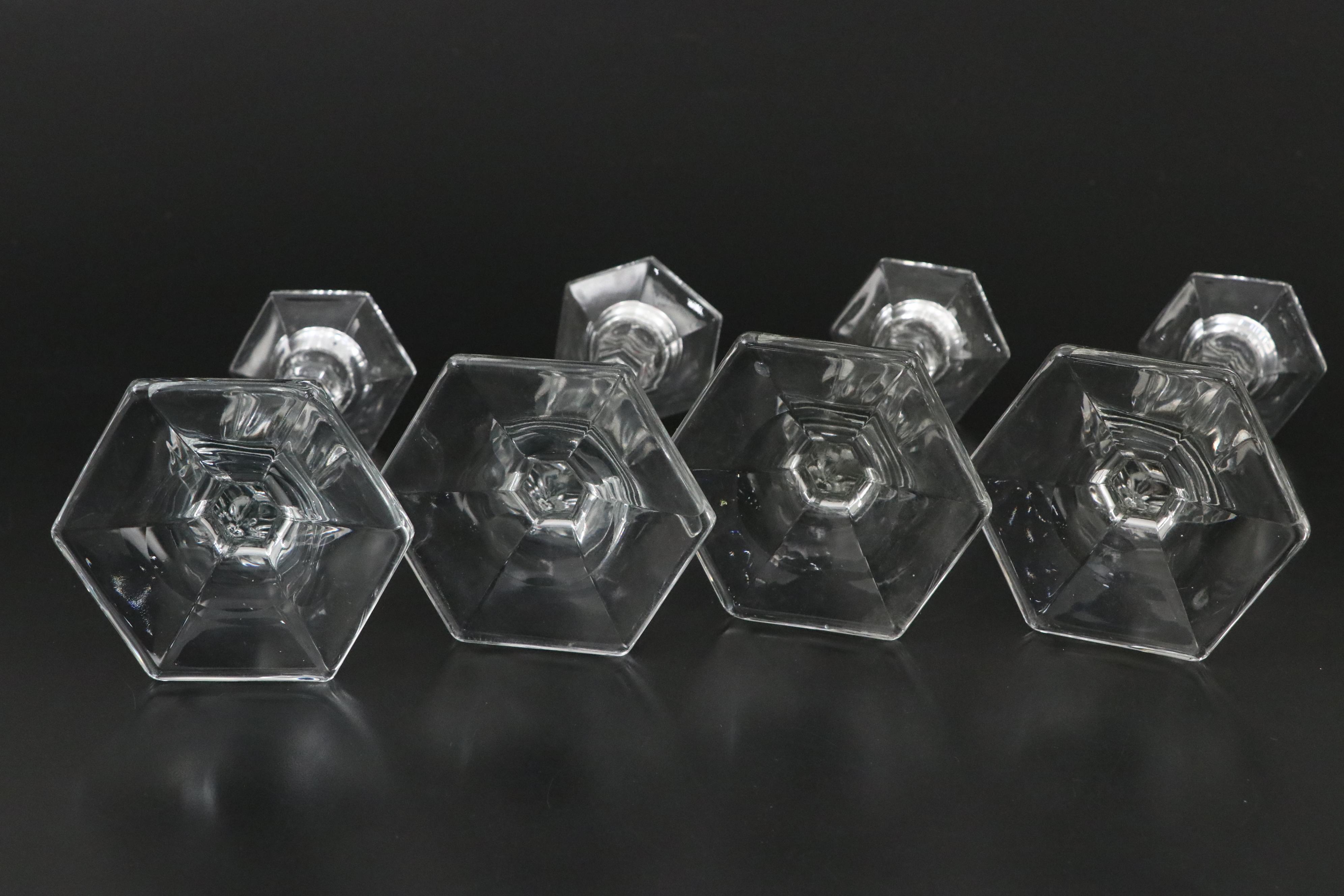 Heisey "Patrician" and Other Glass Candlesticks