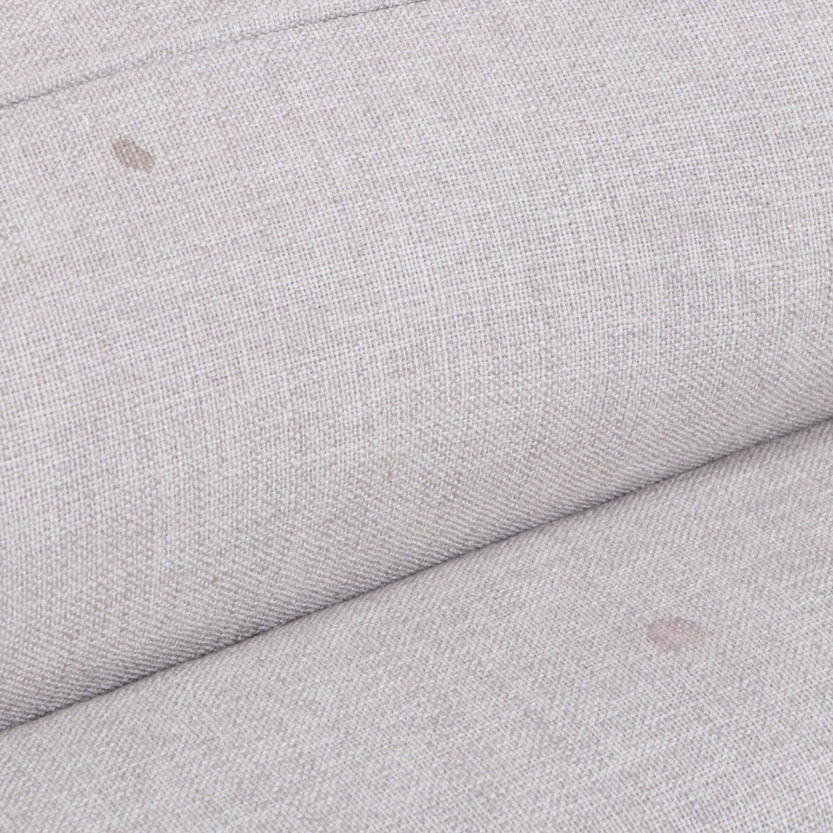 Modernist Style Grey Fabric Upholstered Sofa