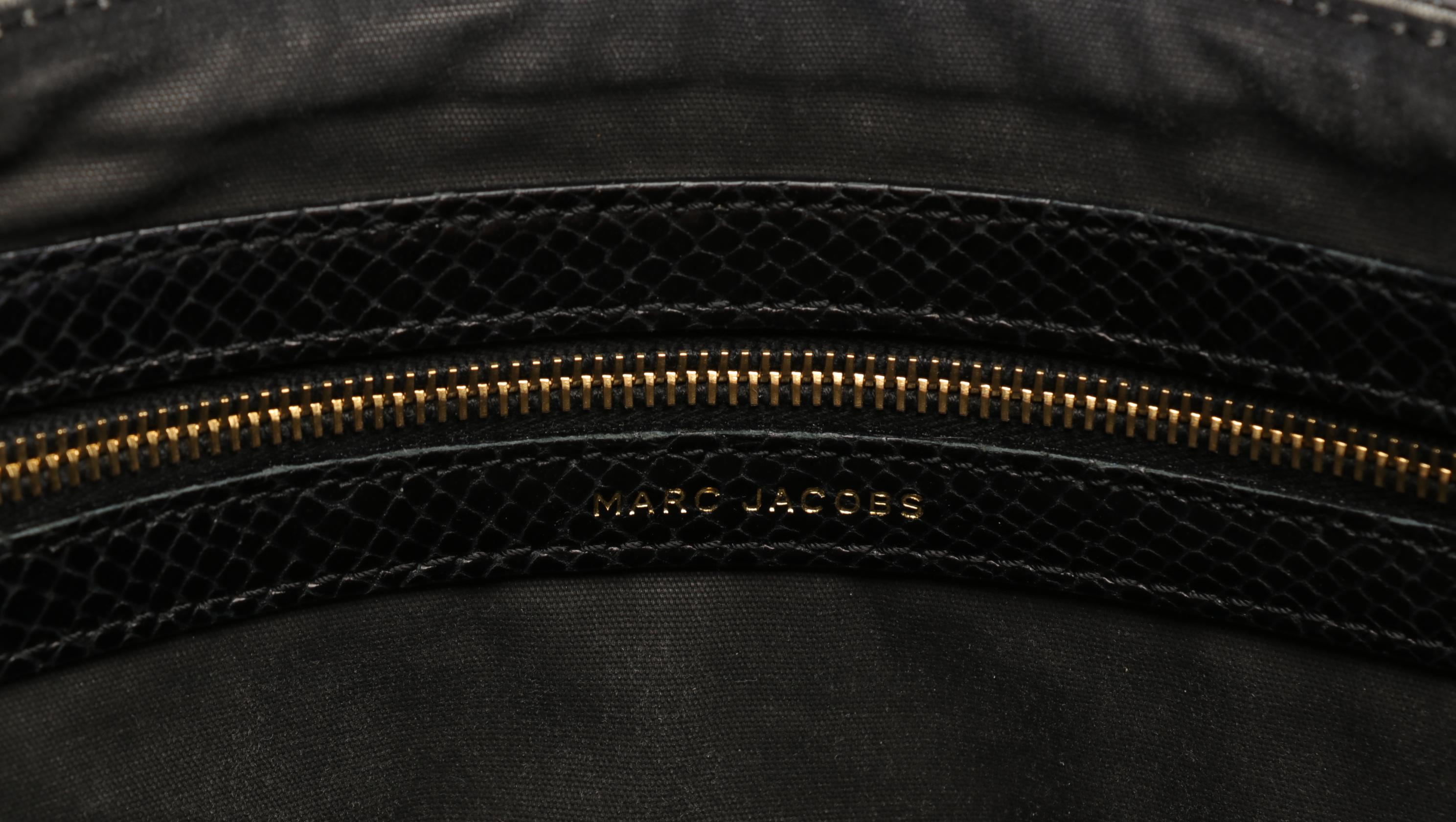 Marc Jacobs Stardust Beat Shoulder Bag In Quilted Black Leather