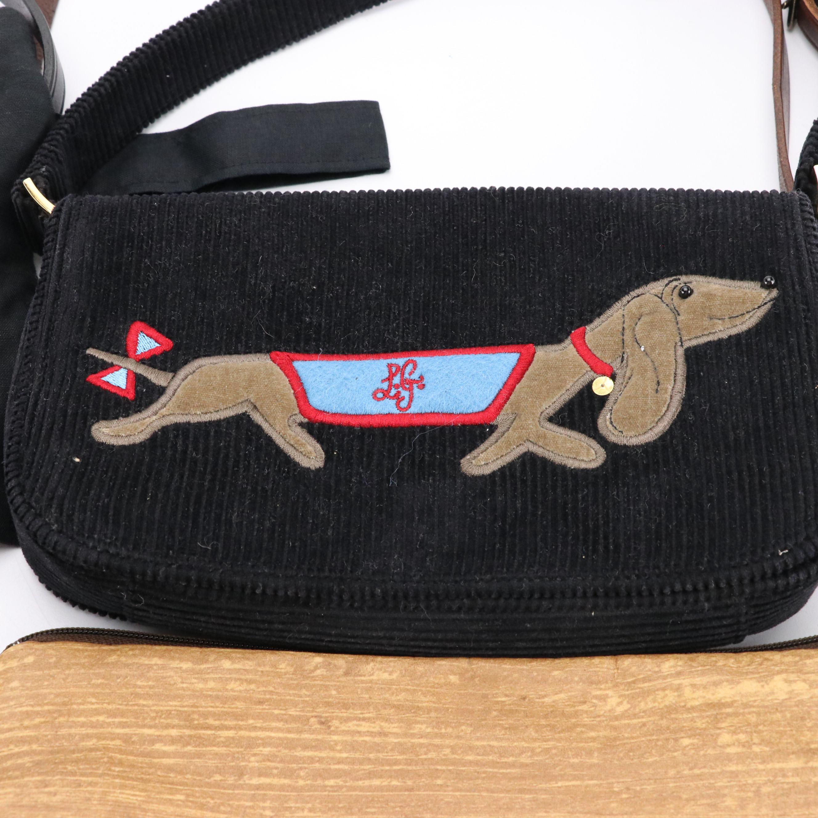 Oscars Creation Dachshund Appliqué Leather Bags, Lily Juliet Doggie Bag, More