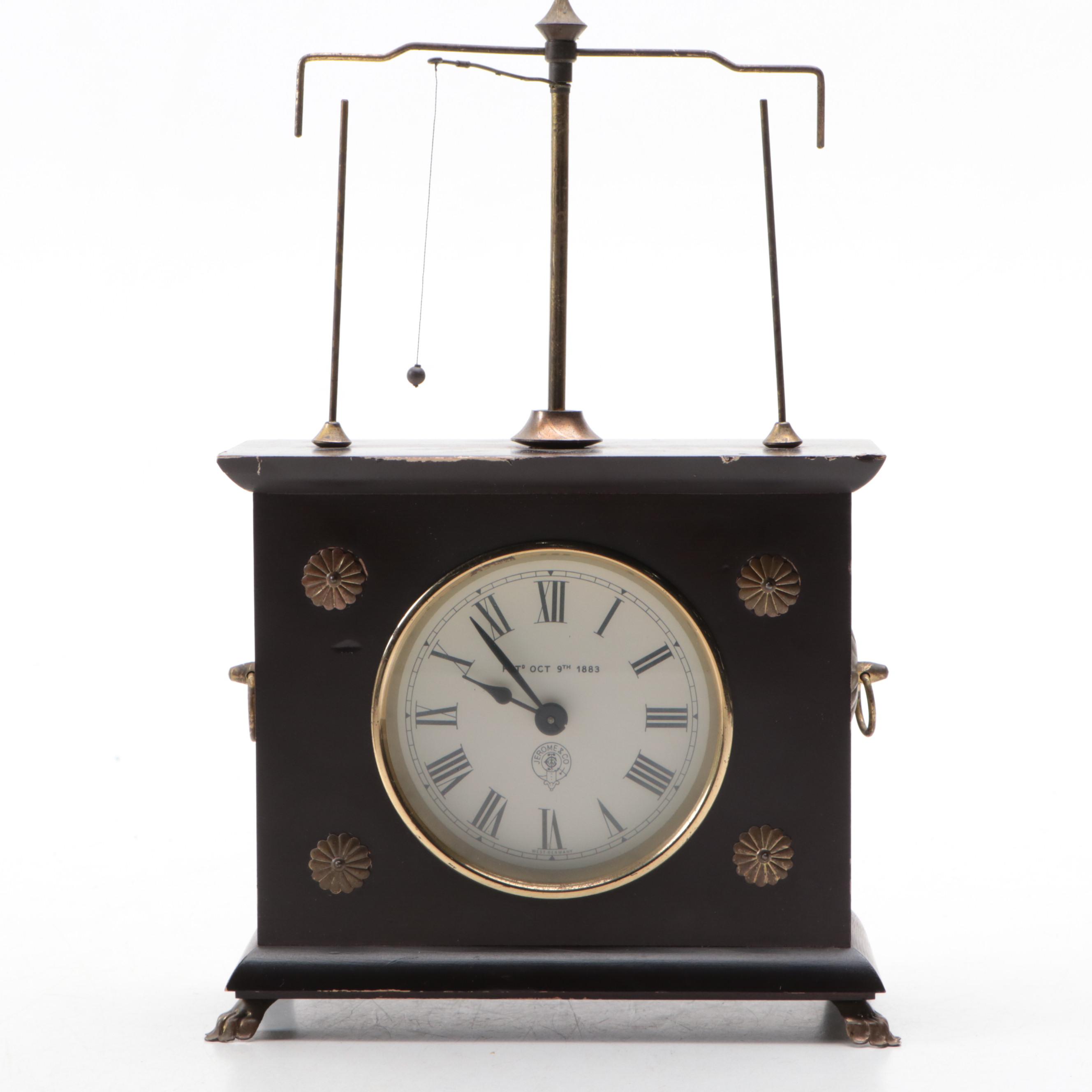 Jerome & Co. Horolovar Flying Pendulum Clock with Stein Bank