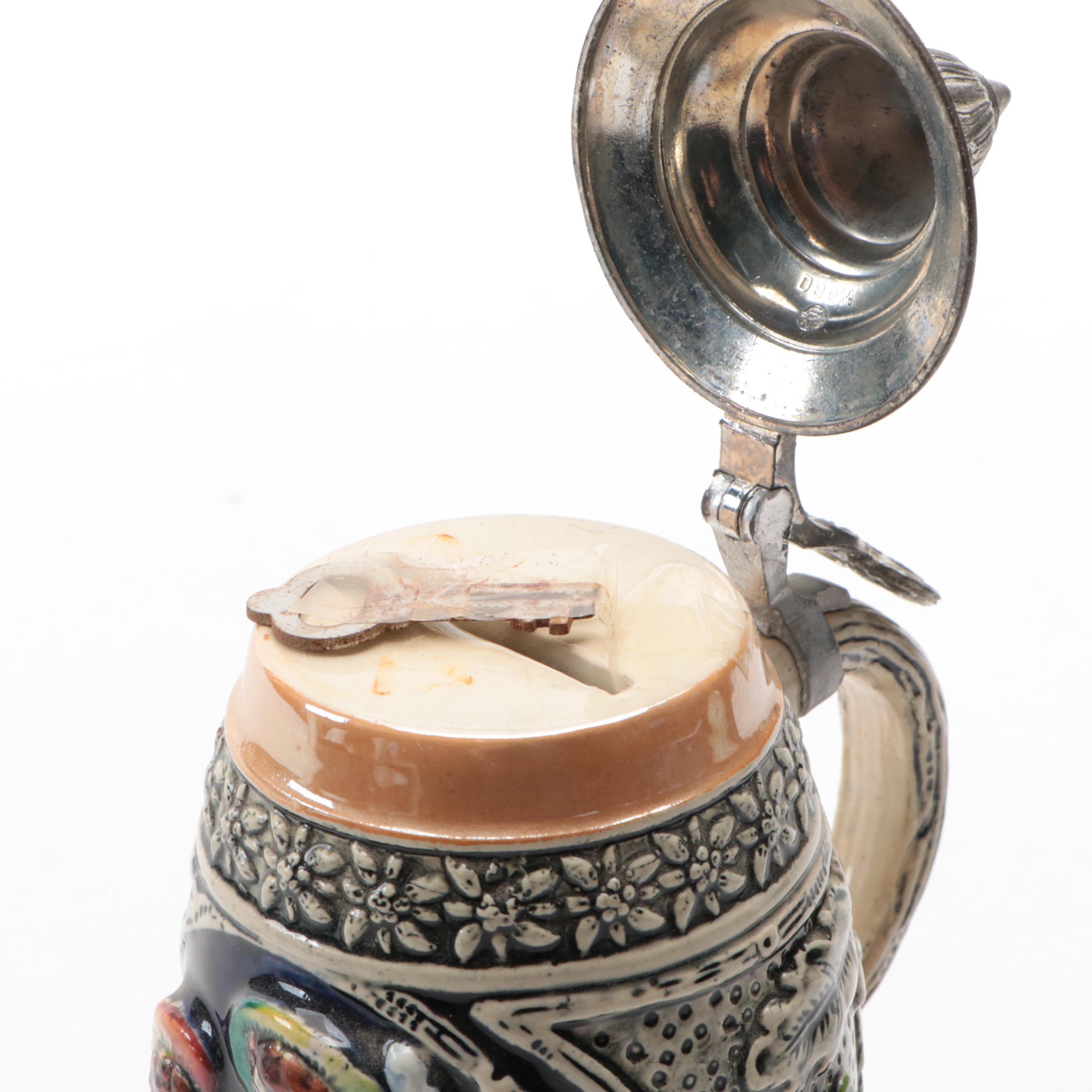 Jerome & Co. Horolovar Flying Pendulum Clock with Stein Bank