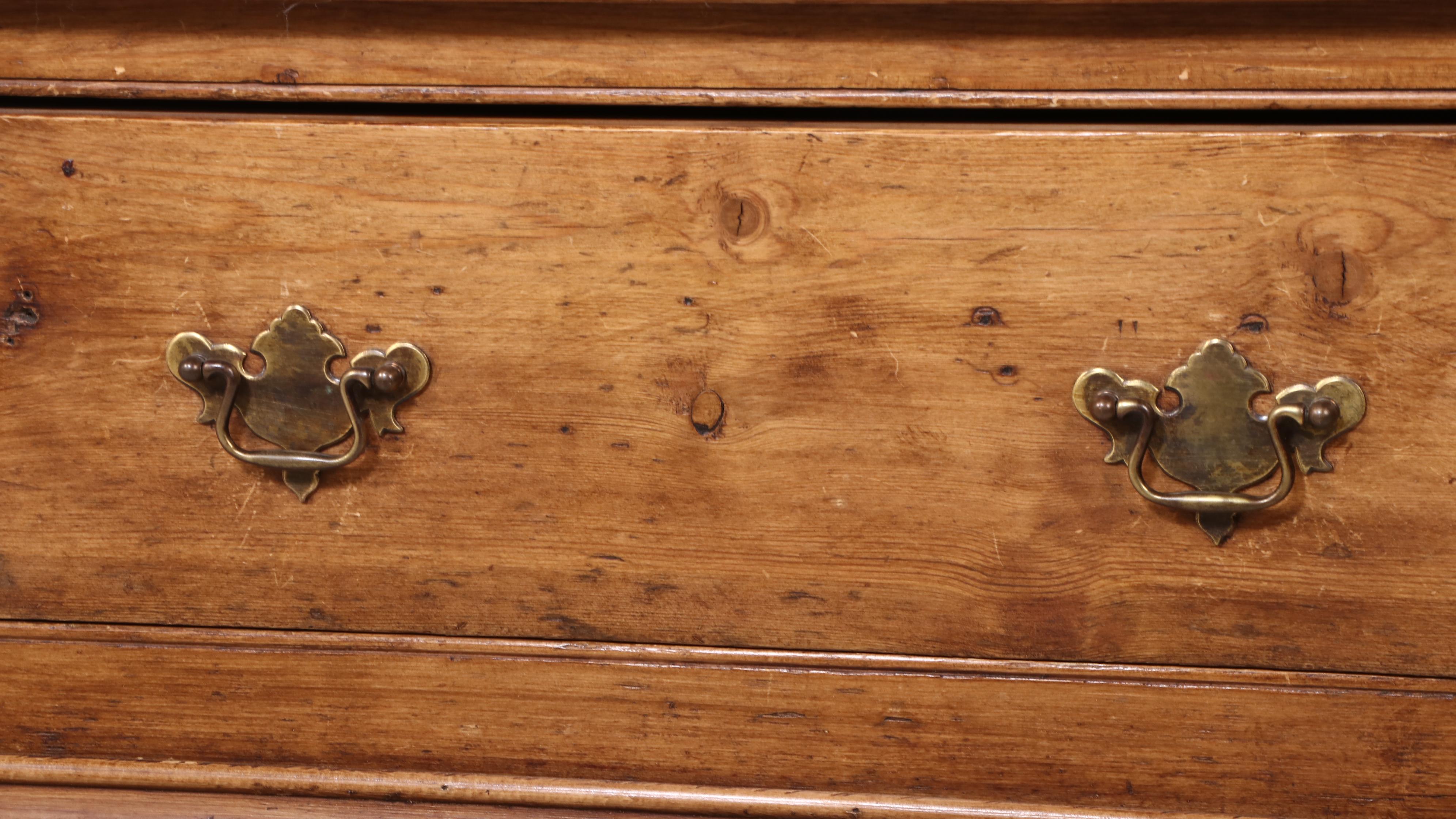 Victorian Style Pine Three-Drawer Sideboard
