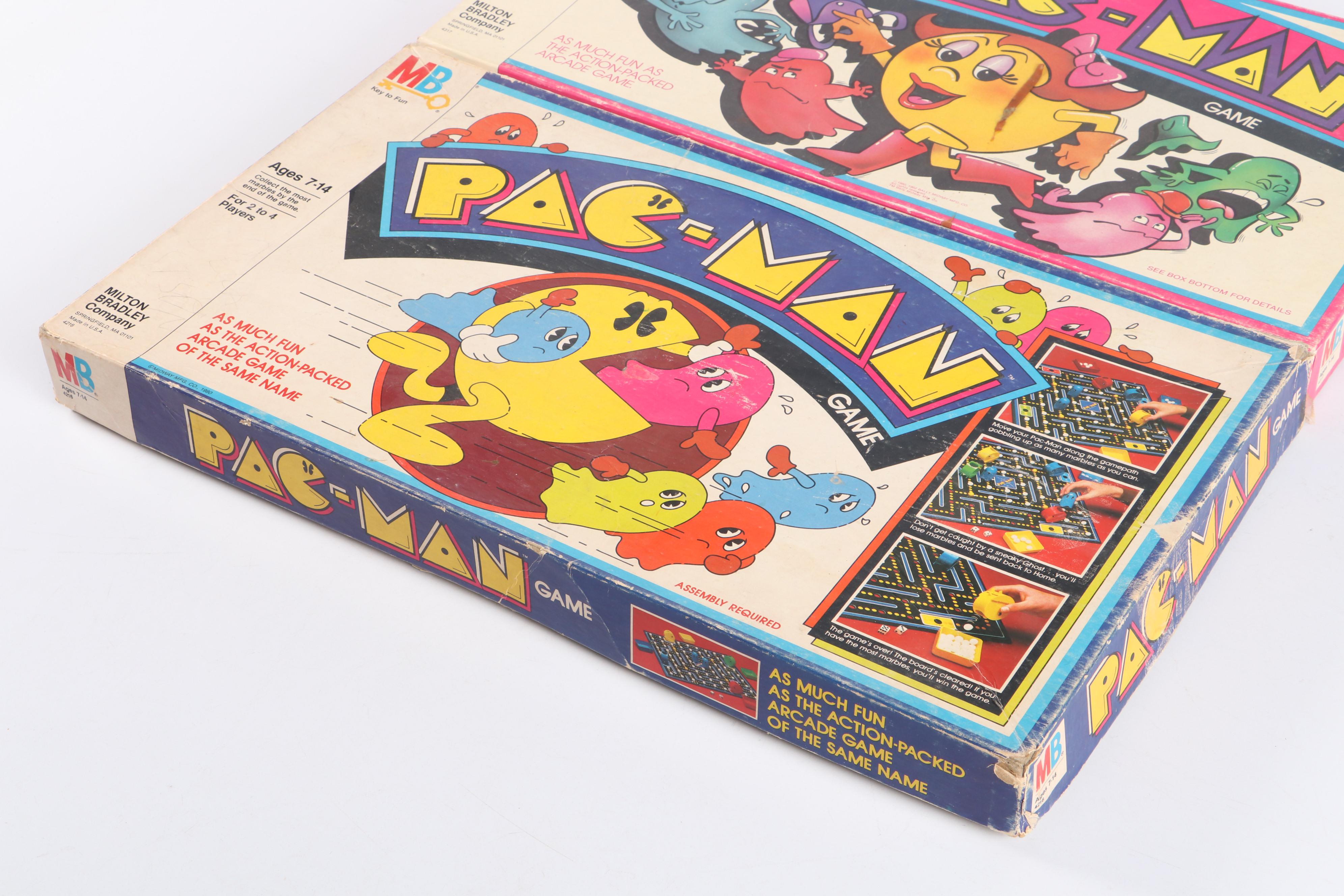Milton Bradley "Pac-Man" and "Ms. Pac-Man" Games, Late 20th Century