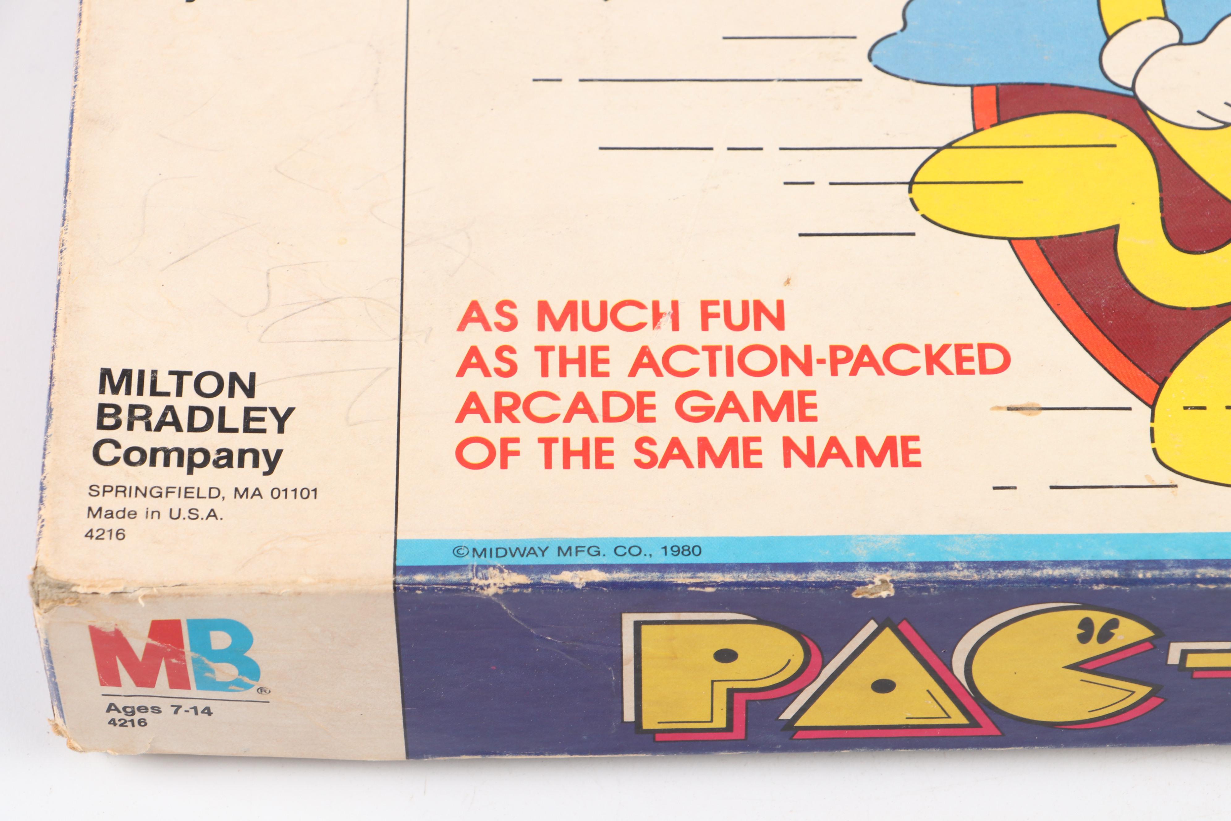 Milton Bradley "Pac-Man" and "Ms. Pac-Man" Games, Late 20th Century