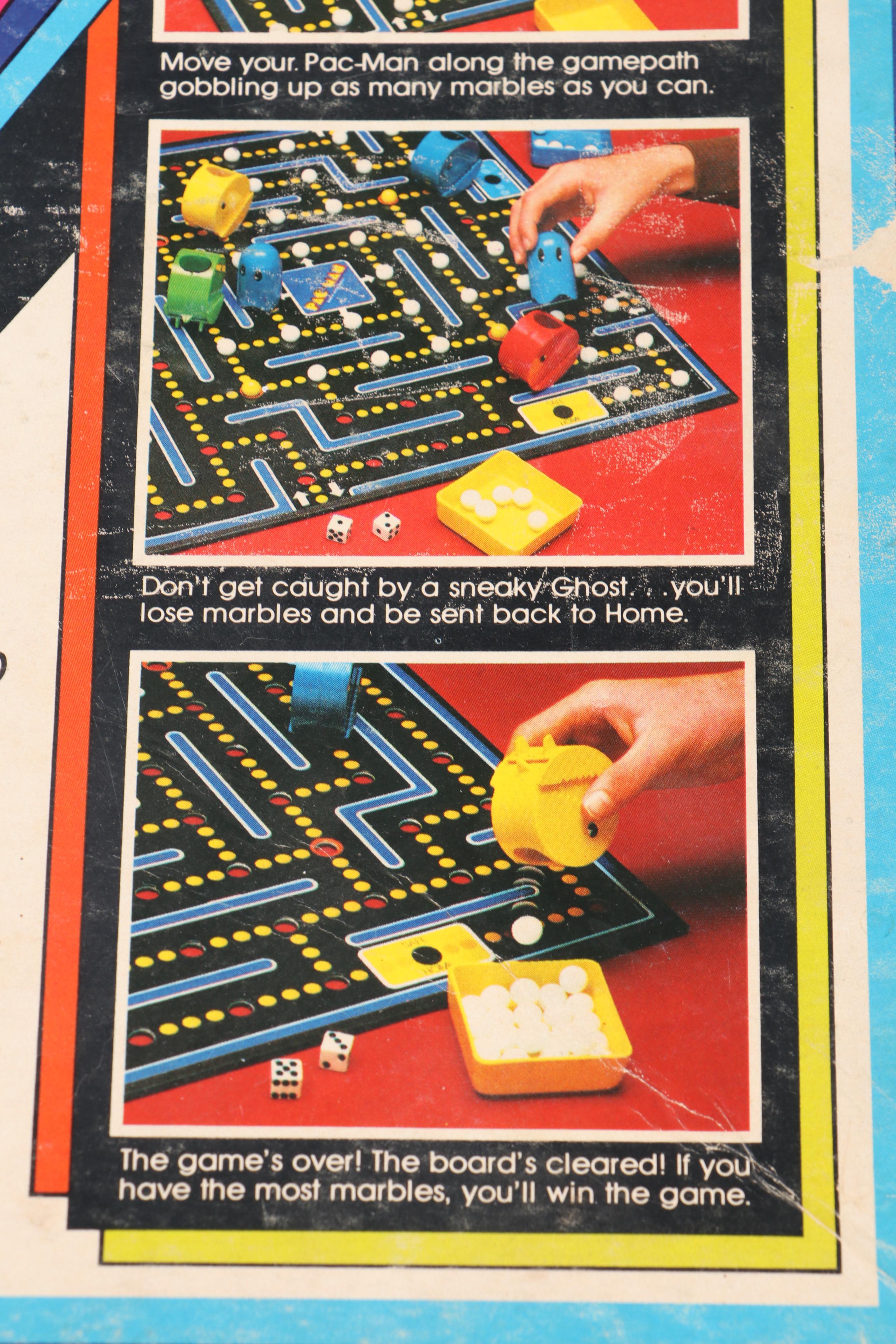 Milton Bradley "Pac-Man" and "Ms. Pac-Man" Games, Late 20th Century