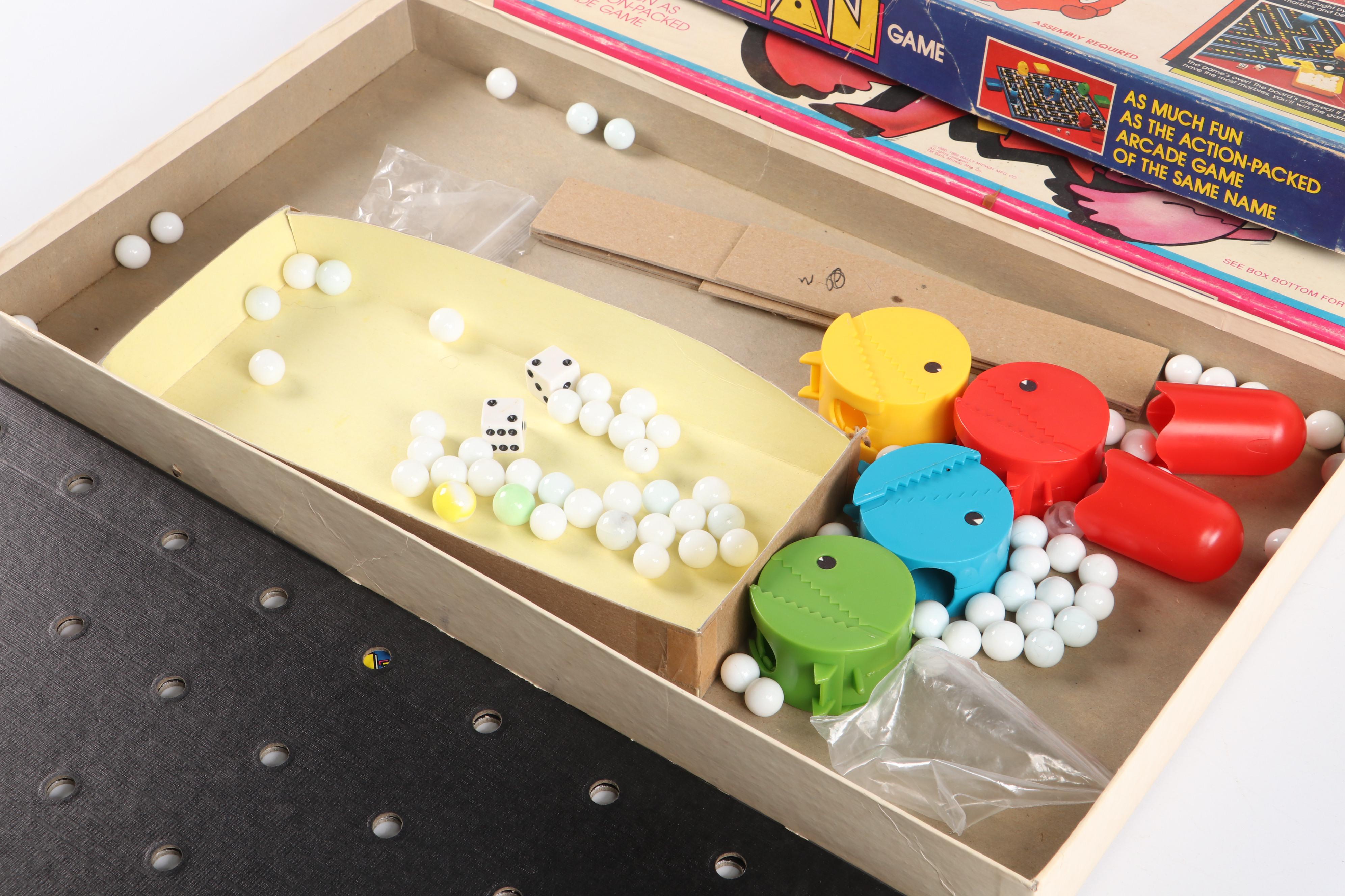 Milton Bradley "Pac-Man" and "Ms. Pac-Man" Games, Late 20th Century