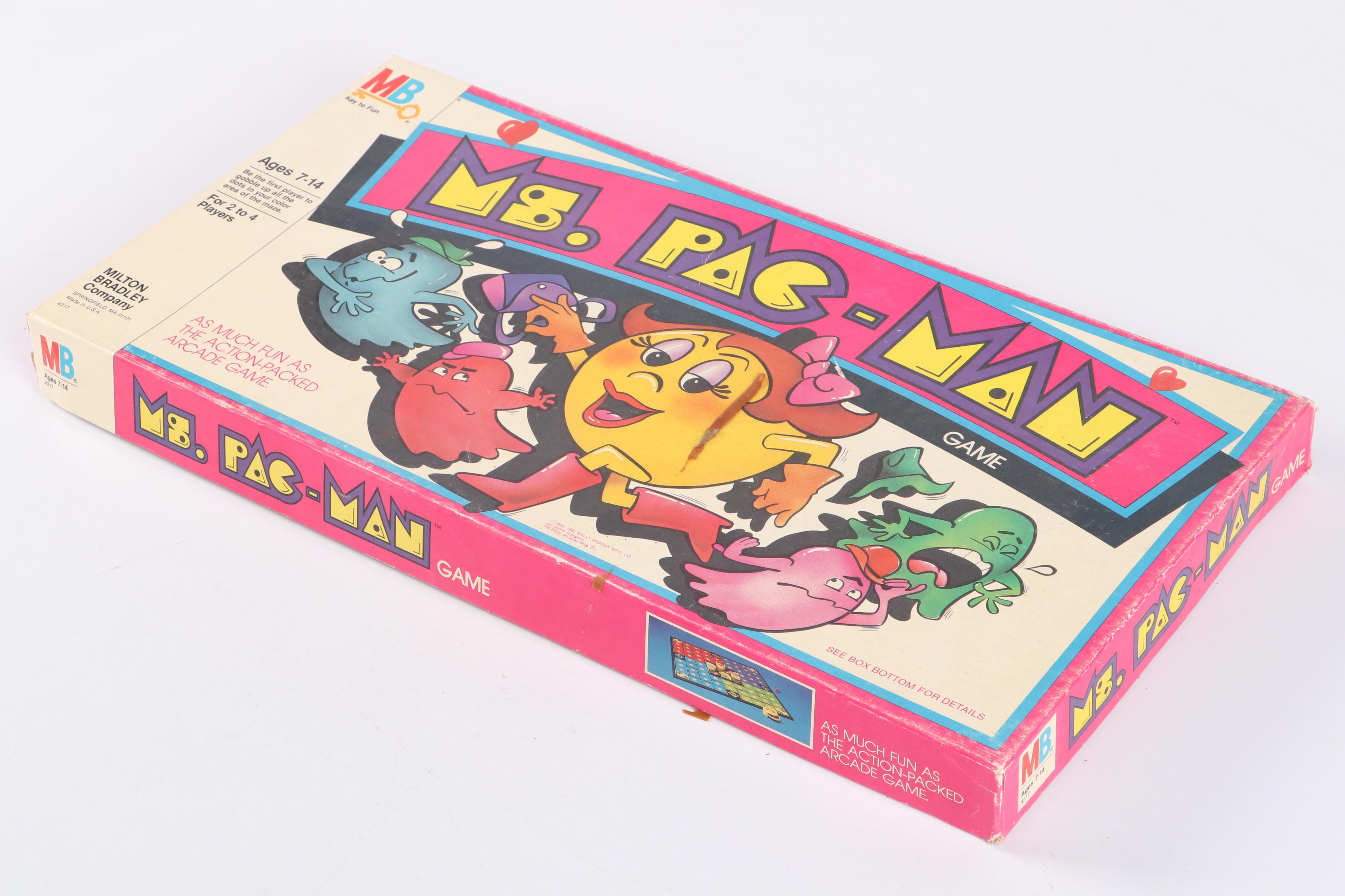 Milton Bradley "Pac-Man" and "Ms. Pac-Man" Games, Late 20th Century