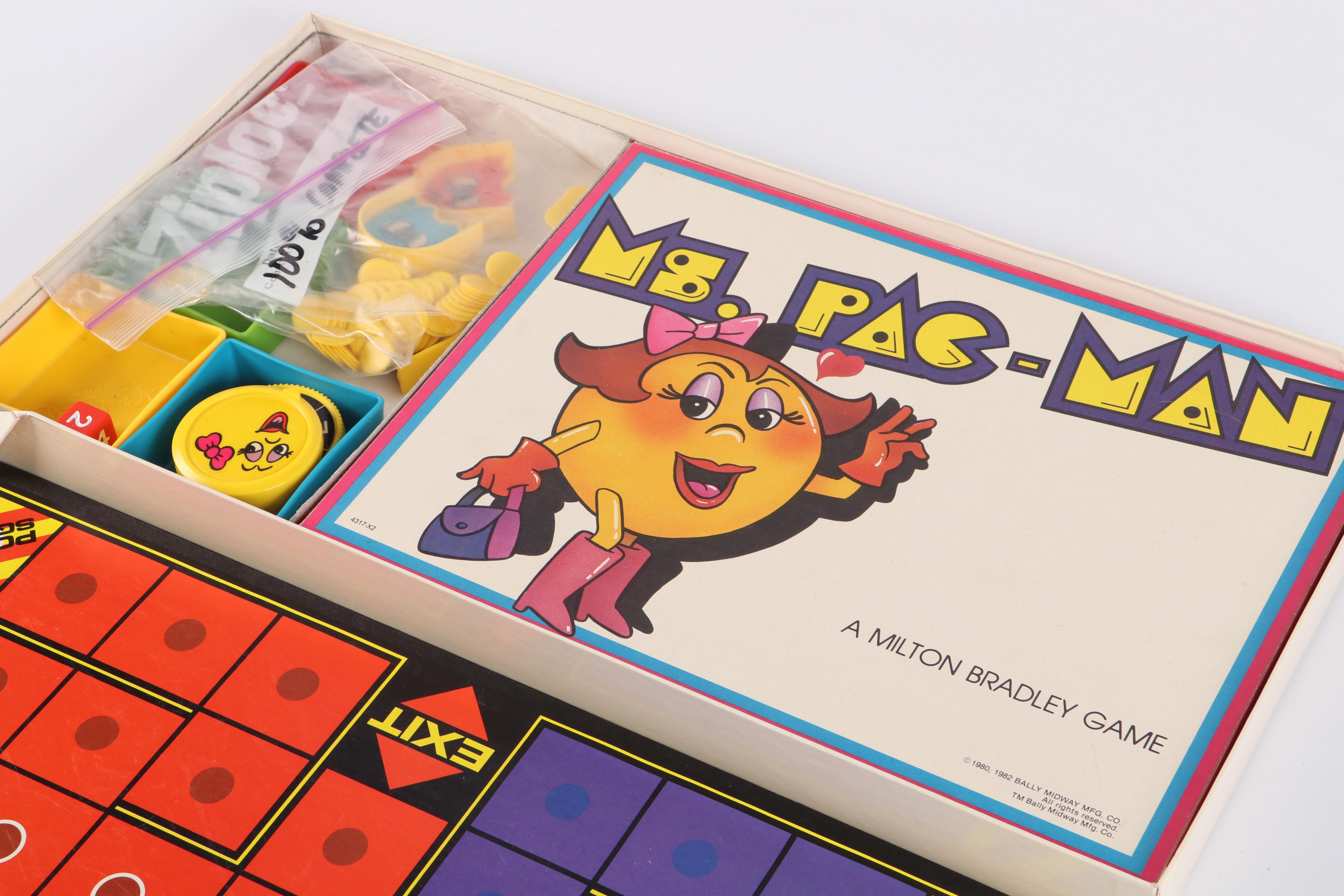 Milton Bradley "Pac-Man" and "Ms. Pac-Man" Games, Late 20th Century