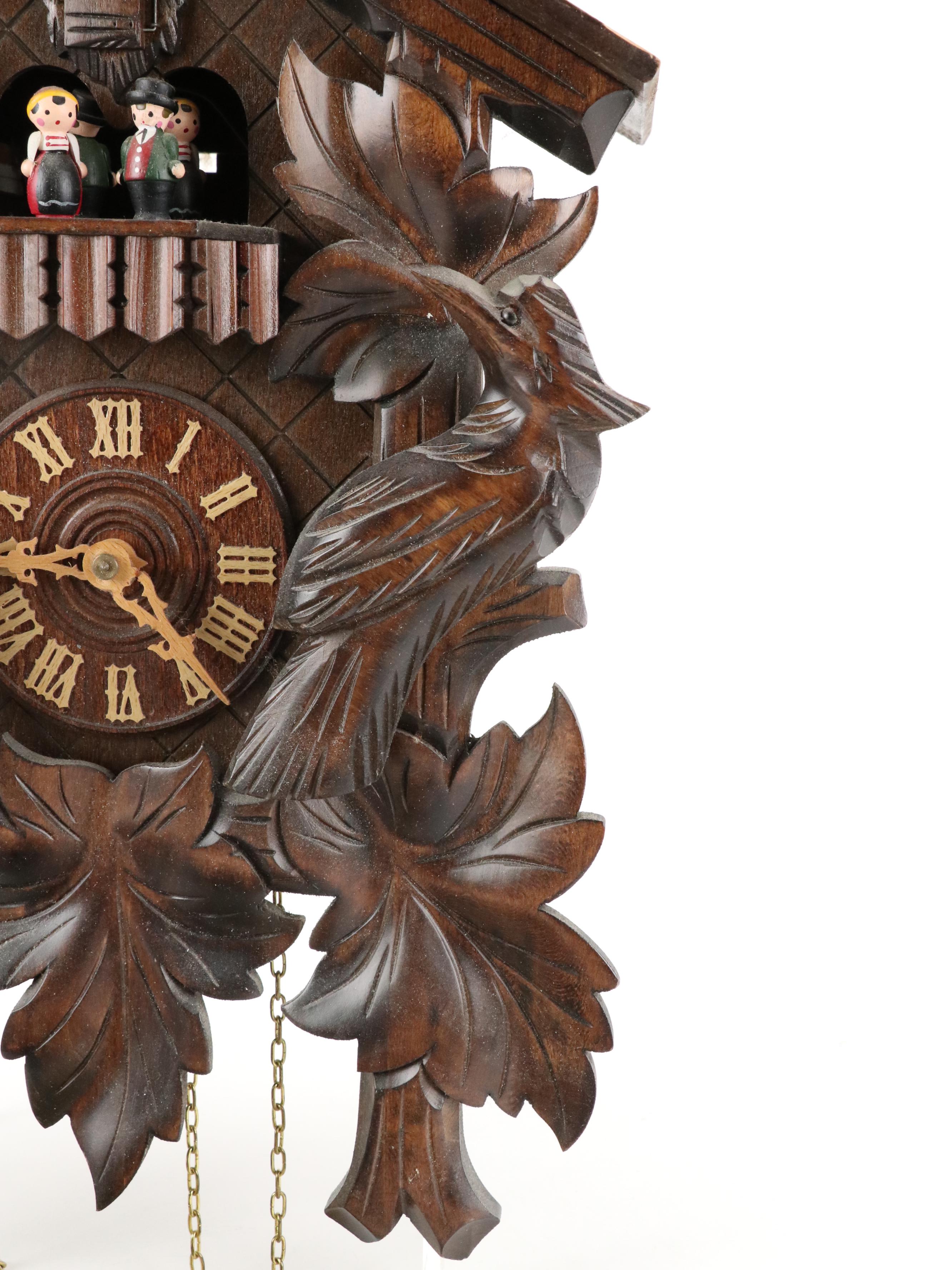 German Black Forest Anton Schneider Söhne Cuckoo Clock