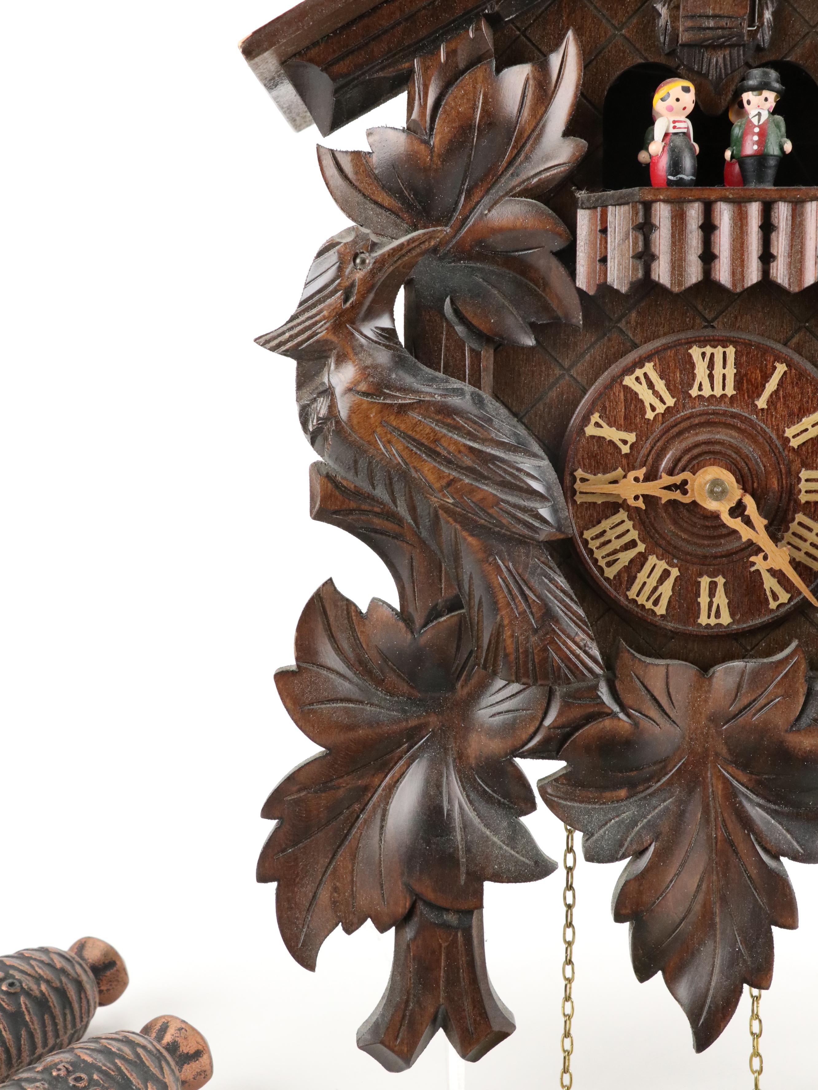 German Black Forest Anton Schneider Söhne Cuckoo Clock