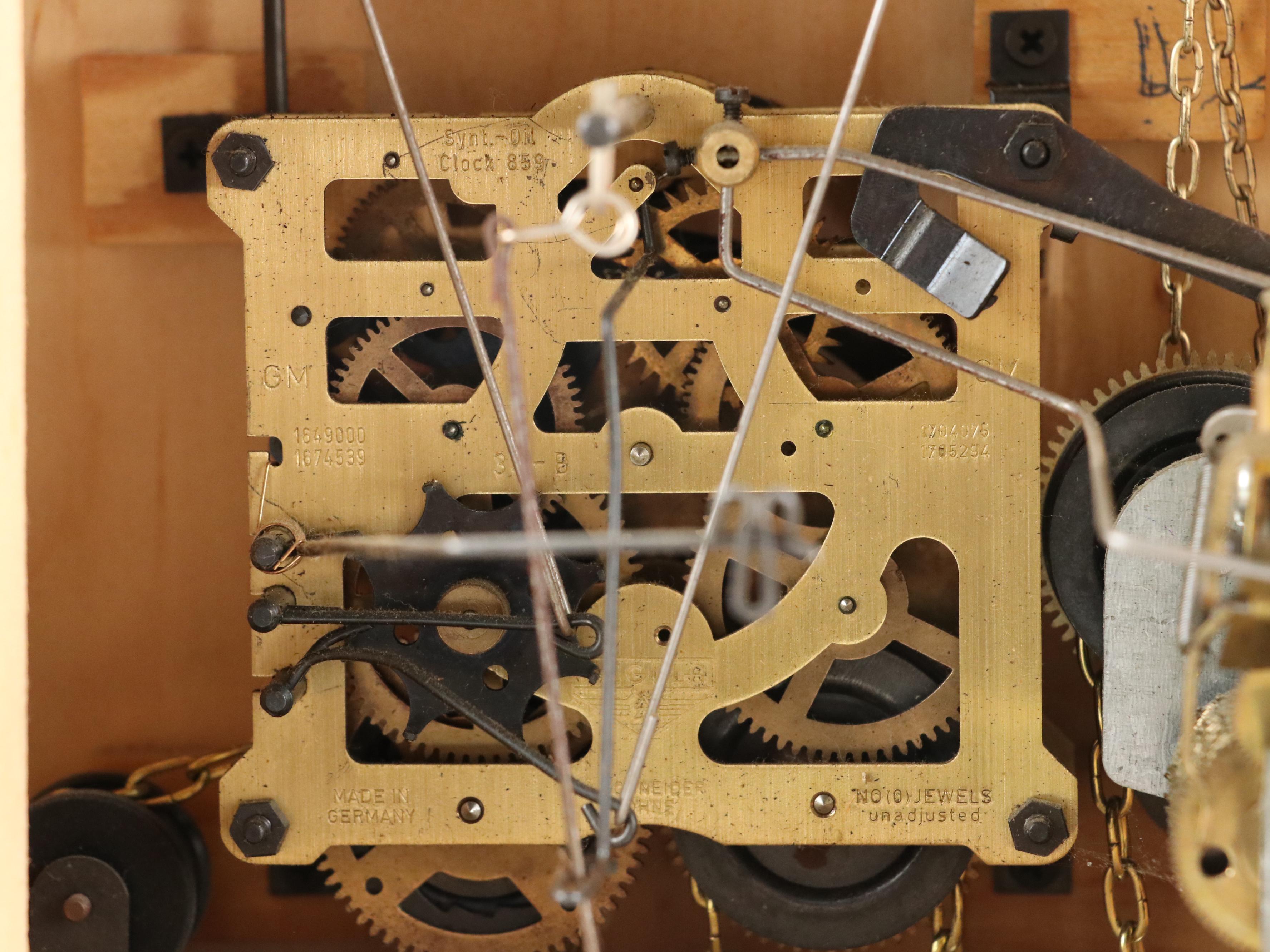 German Black Forest Anton Schneider Söhne Cuckoo Clock