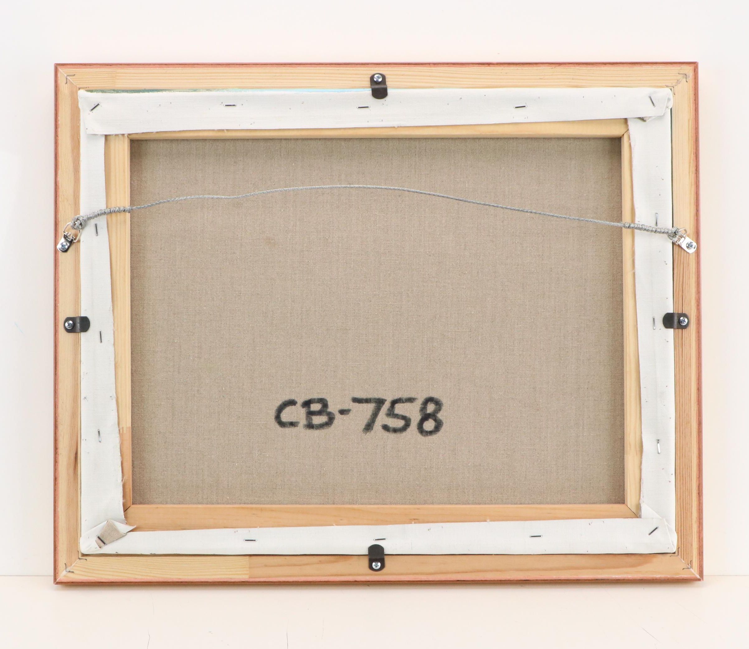 Willi Bauer Impressionist Oil Painting "Picnic by the Lake"