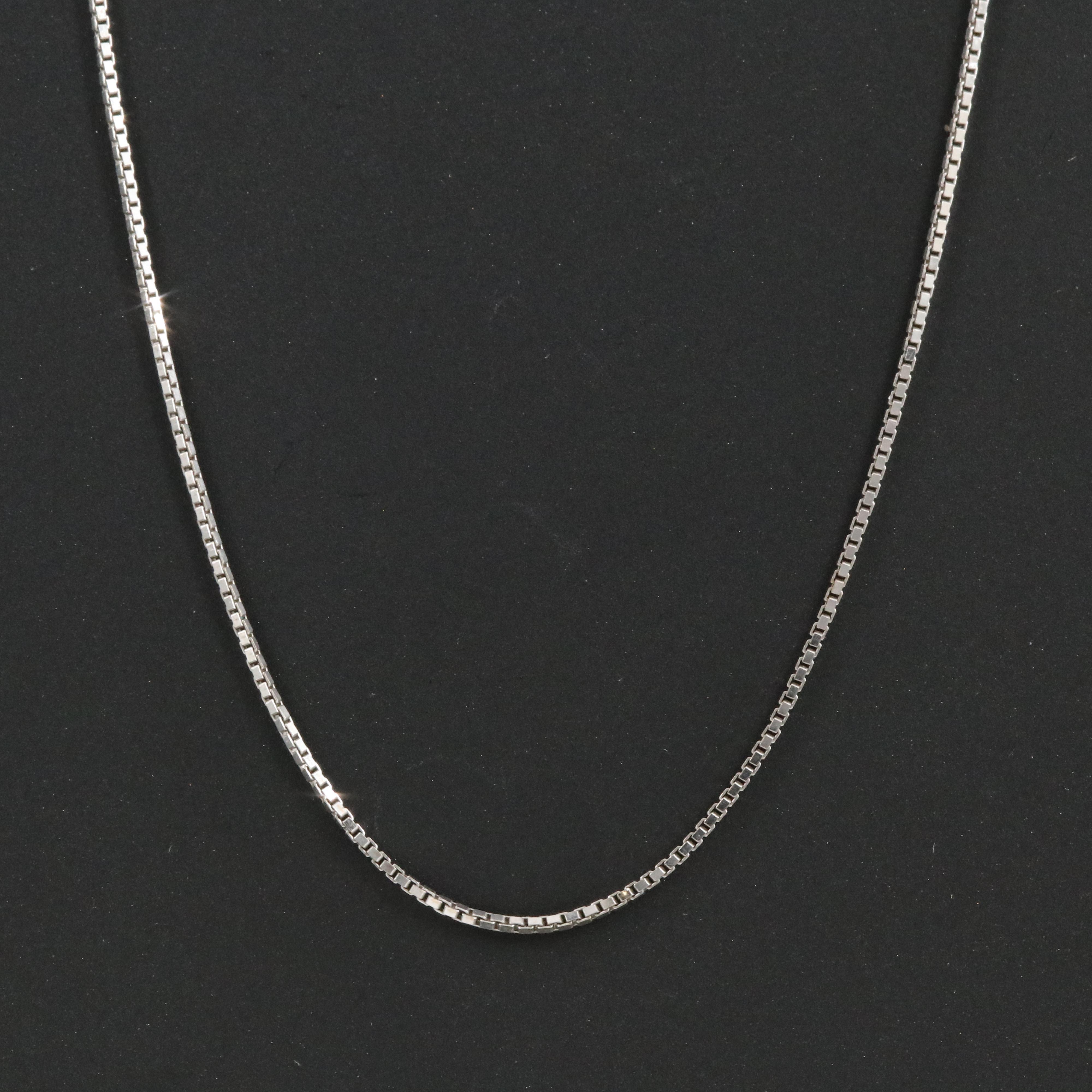 18K Box Chain Necklace