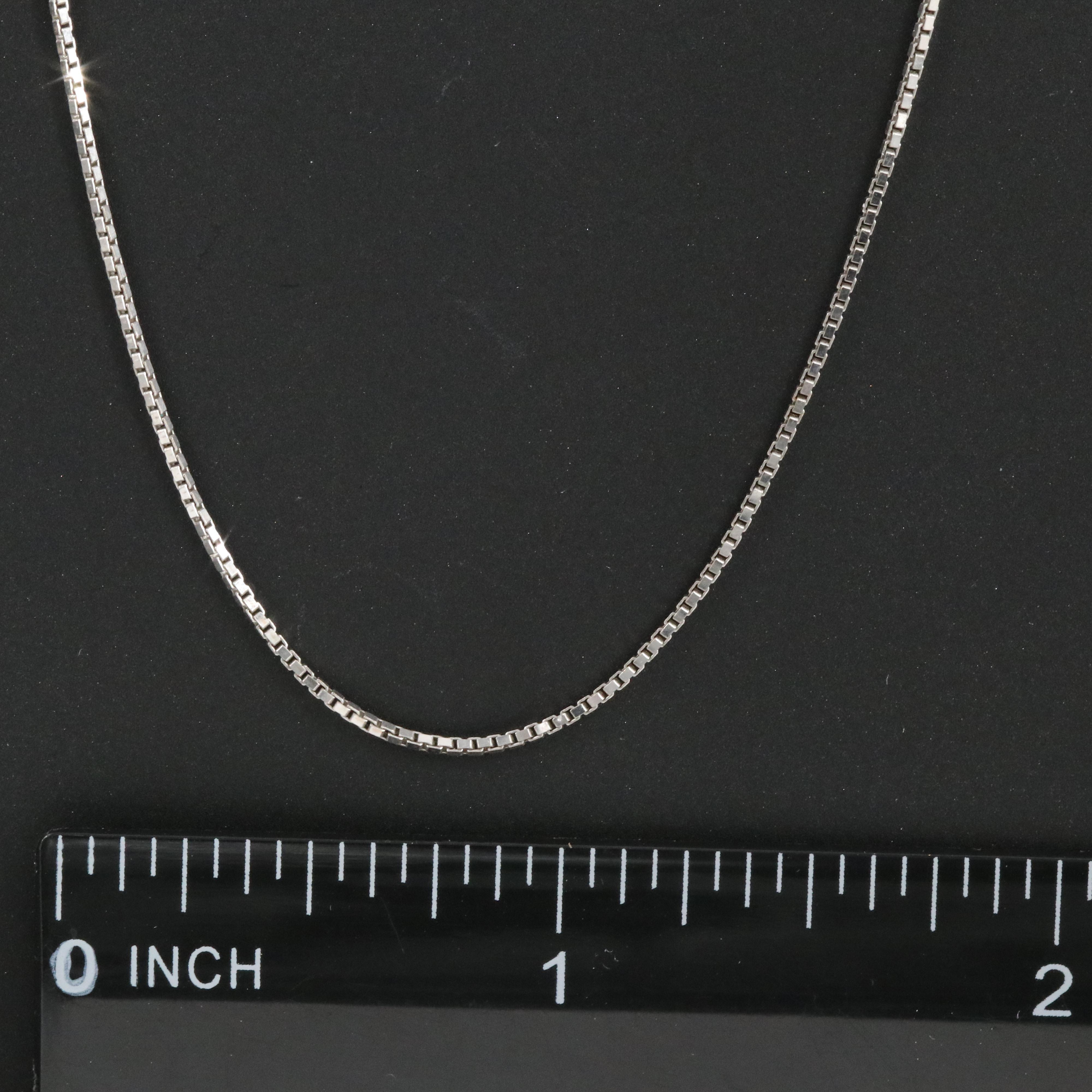 18K Box Chain Necklace