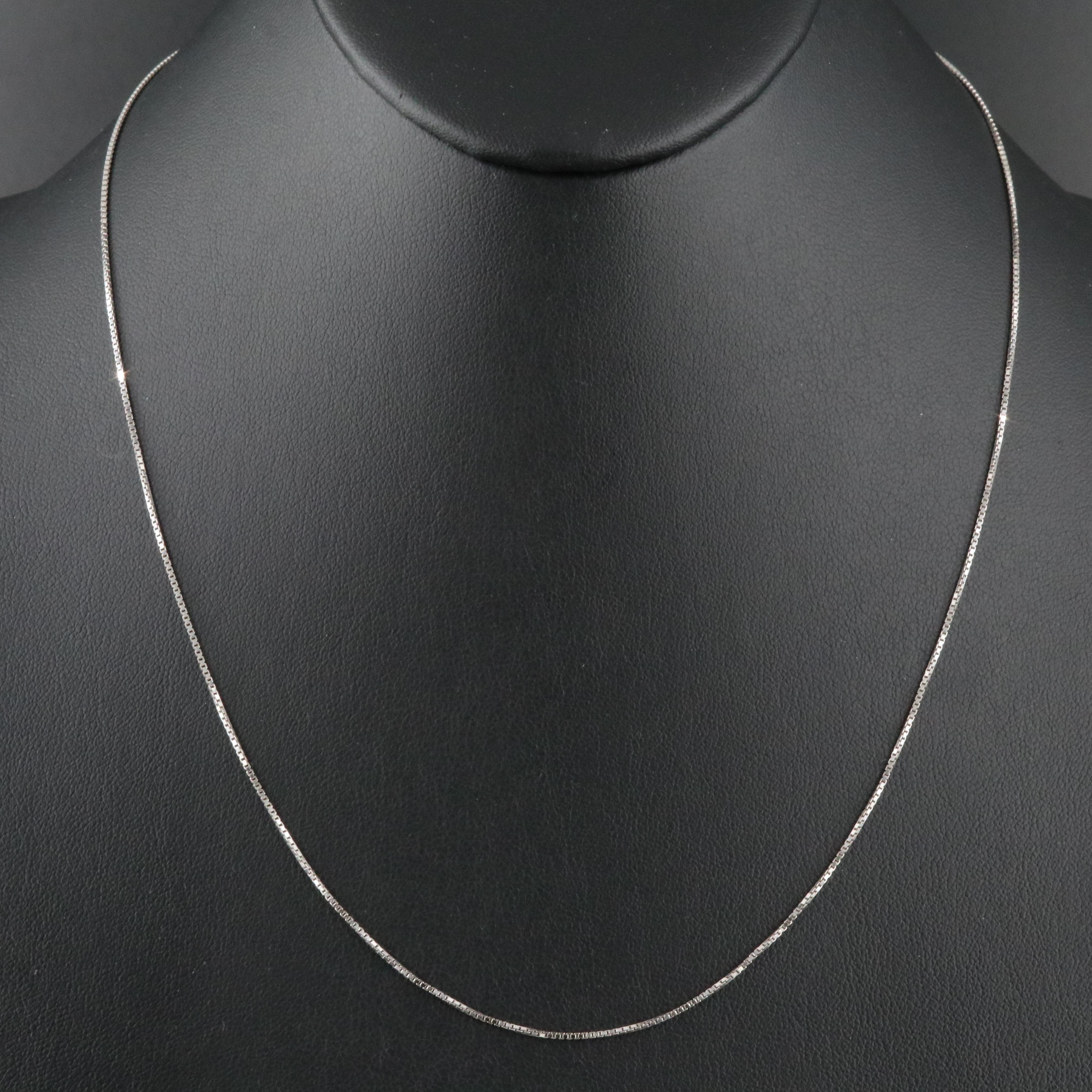 18K Box Chain Necklace