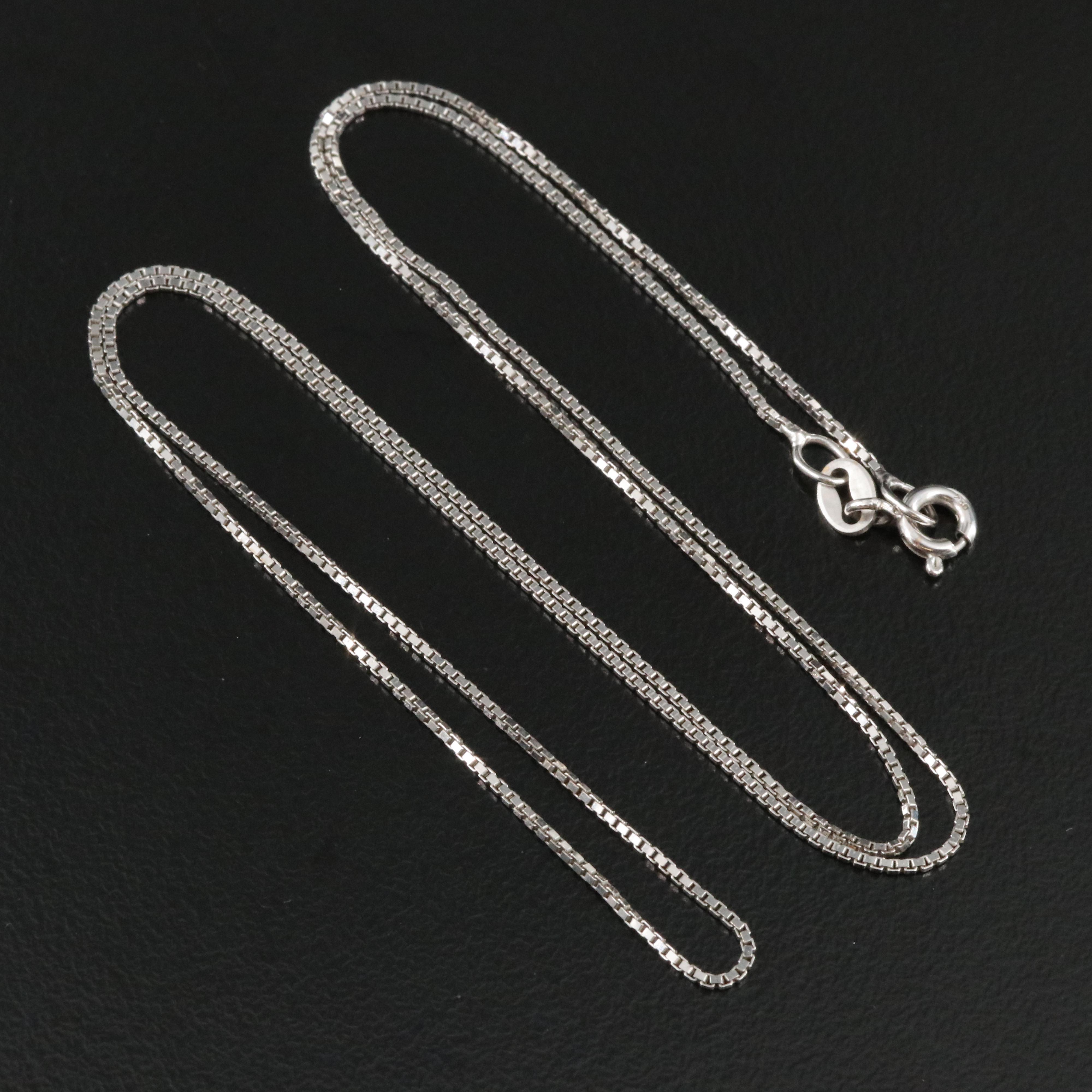 18K Box Chain Necklace