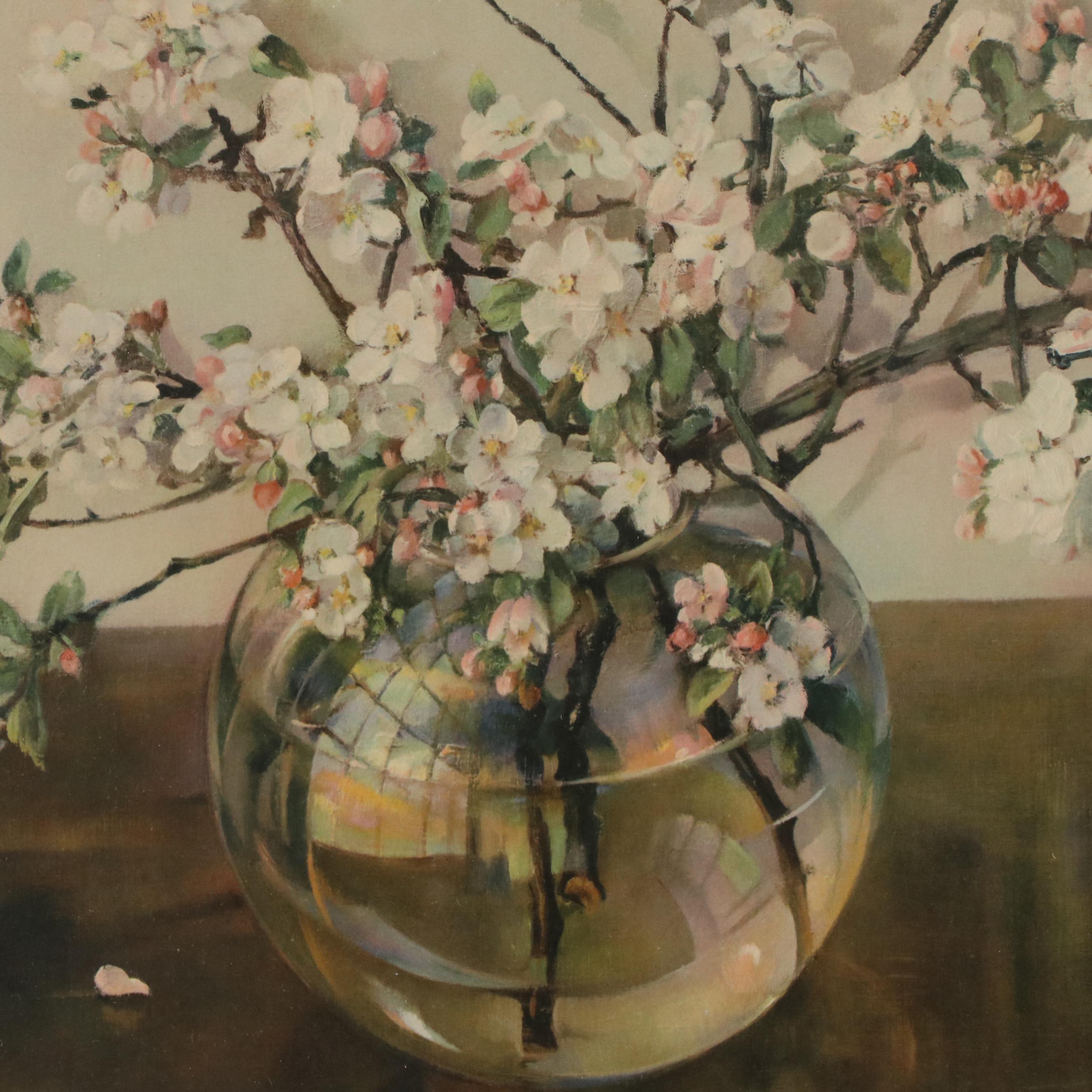 Offset Lithograph After Frans Oerder "Blossom Time," 20th Century