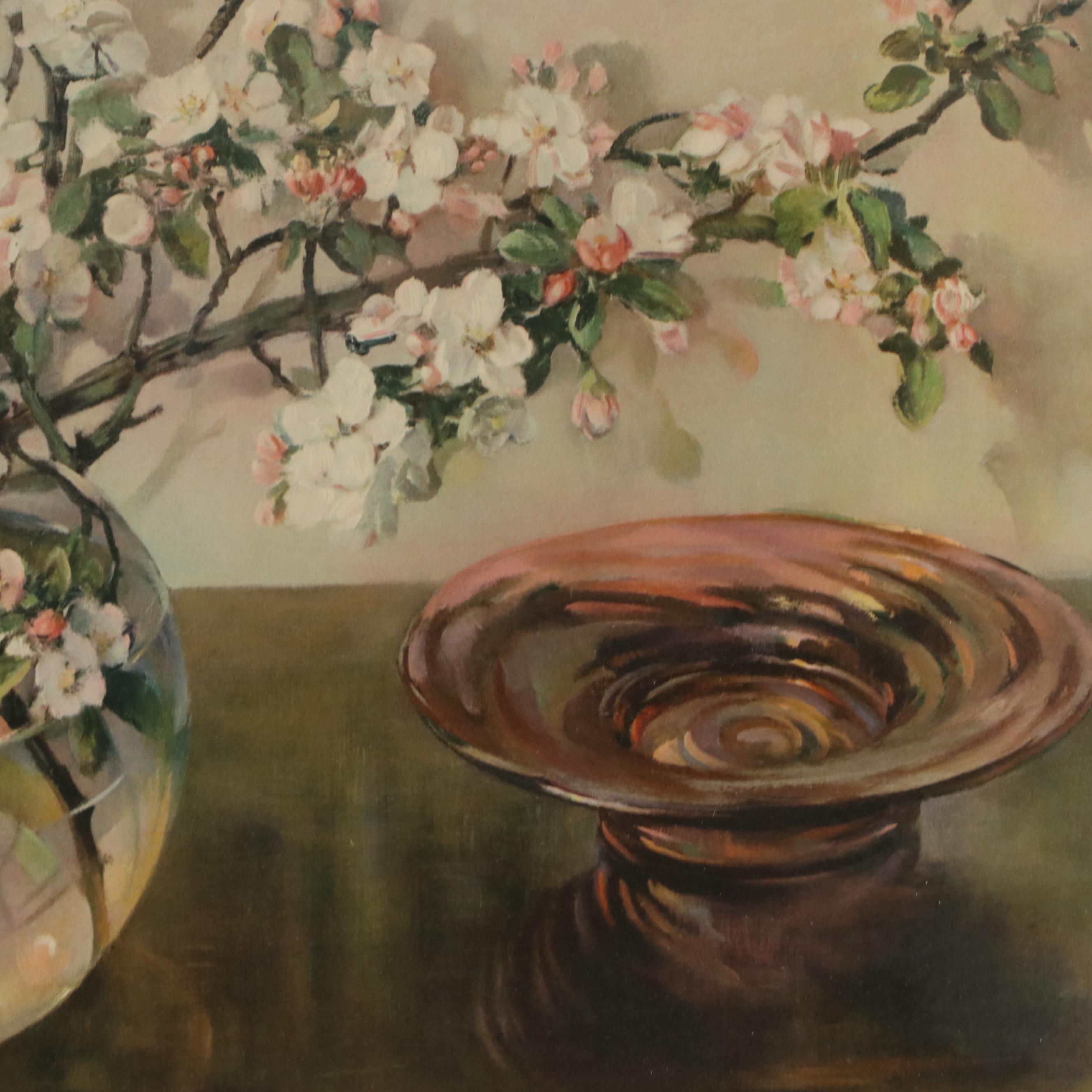 Offset Lithograph After Frans Oerder "Blossom Time," 20th Century