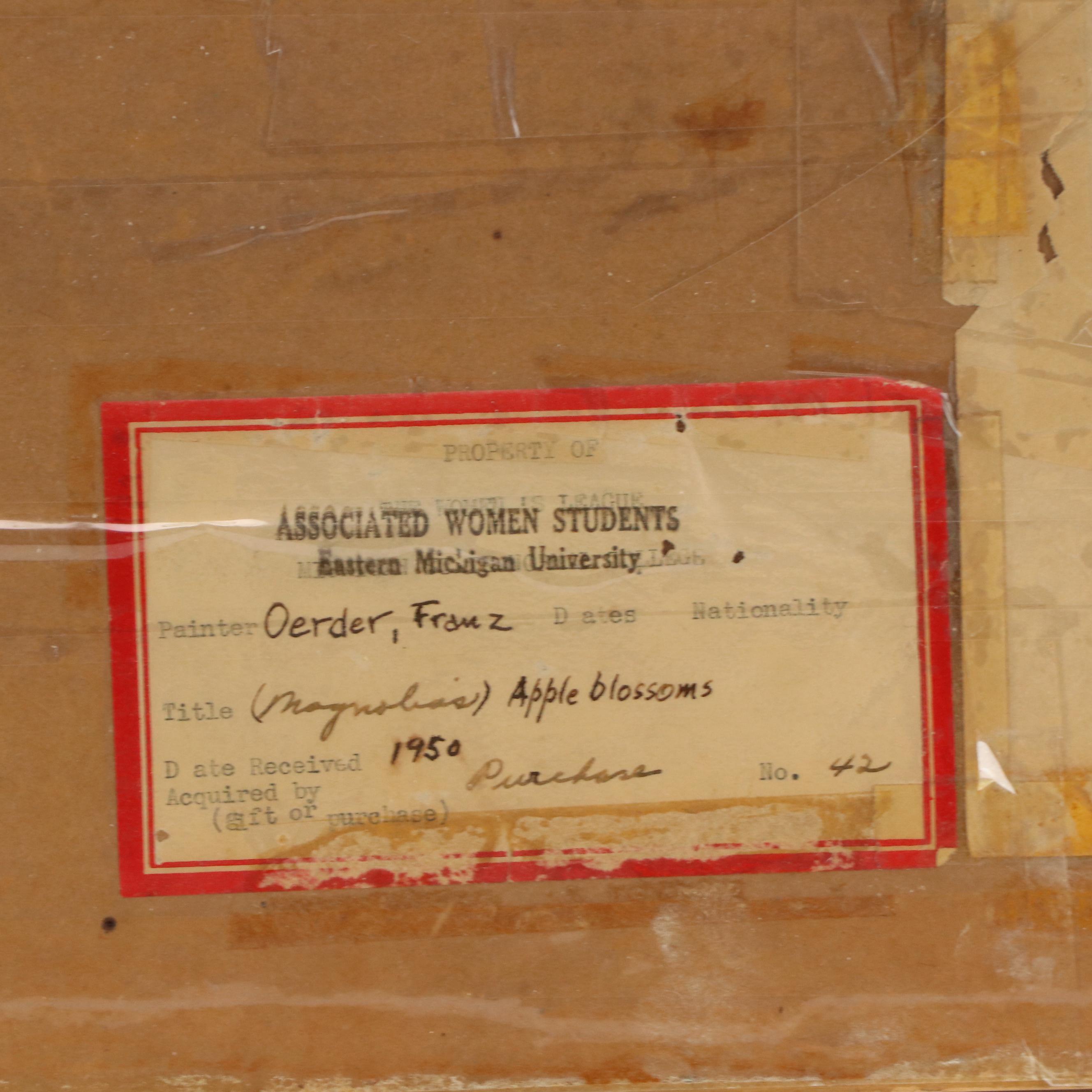 Offset Lithograph After Frans Oerder "Blossom Time," 20th Century