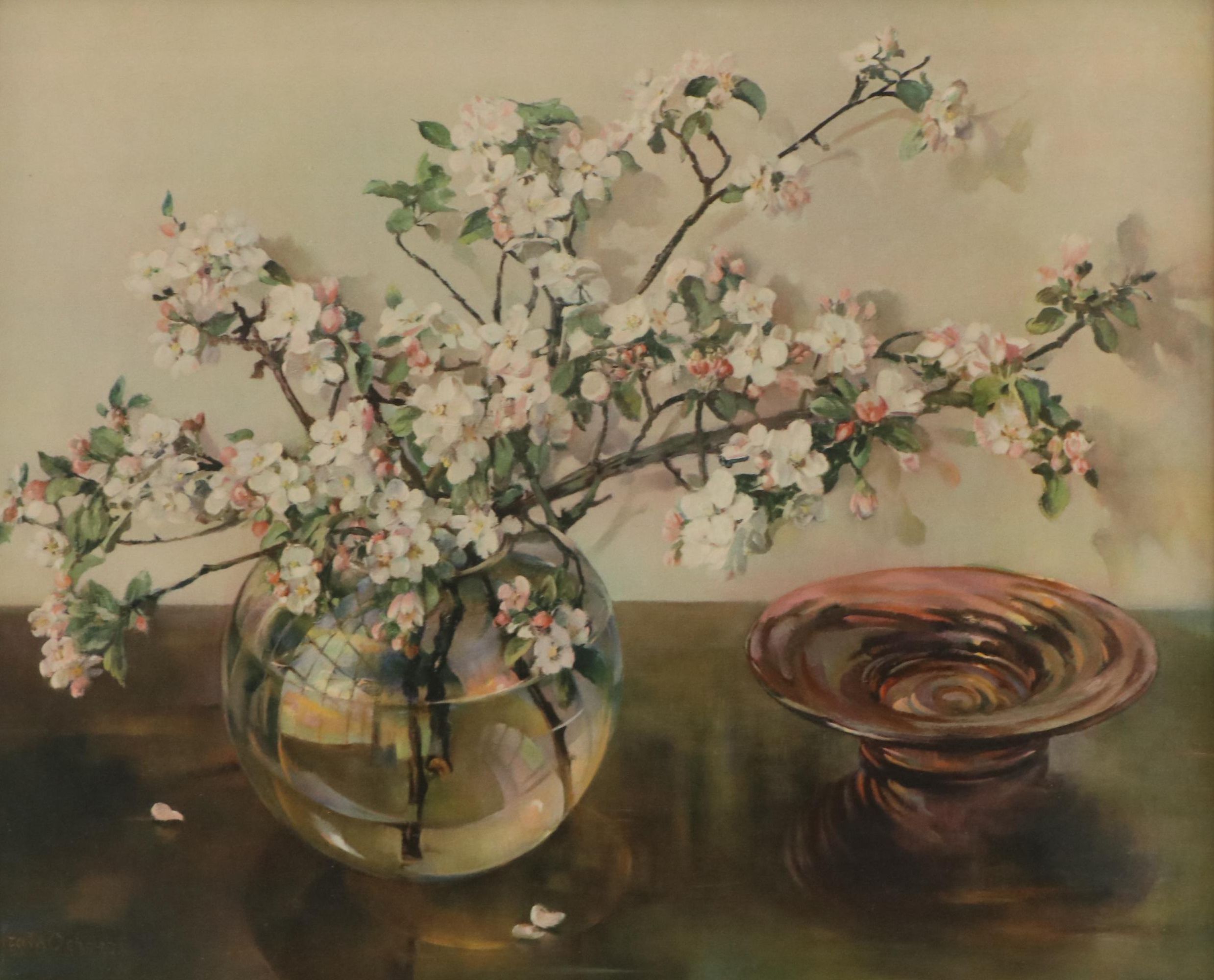 Offset Lithograph After Frans Oerder "Blossom Time," 20th Century