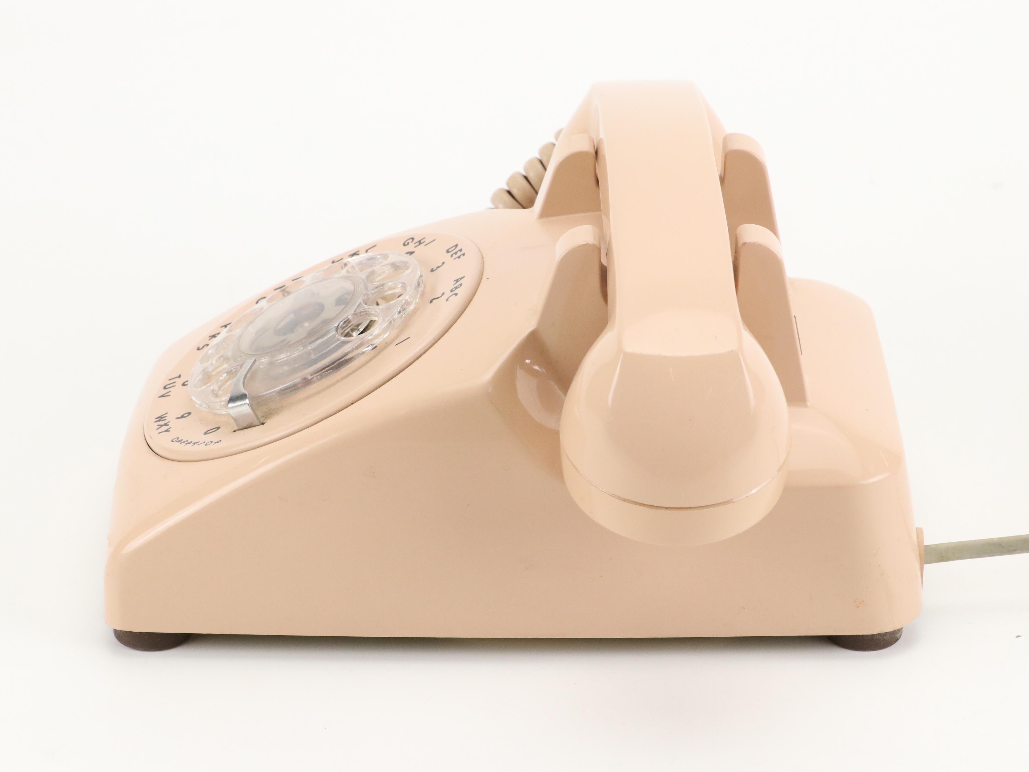 Stromberg-Carlson Pink Rotary Dial Telephone, Late 20th Century