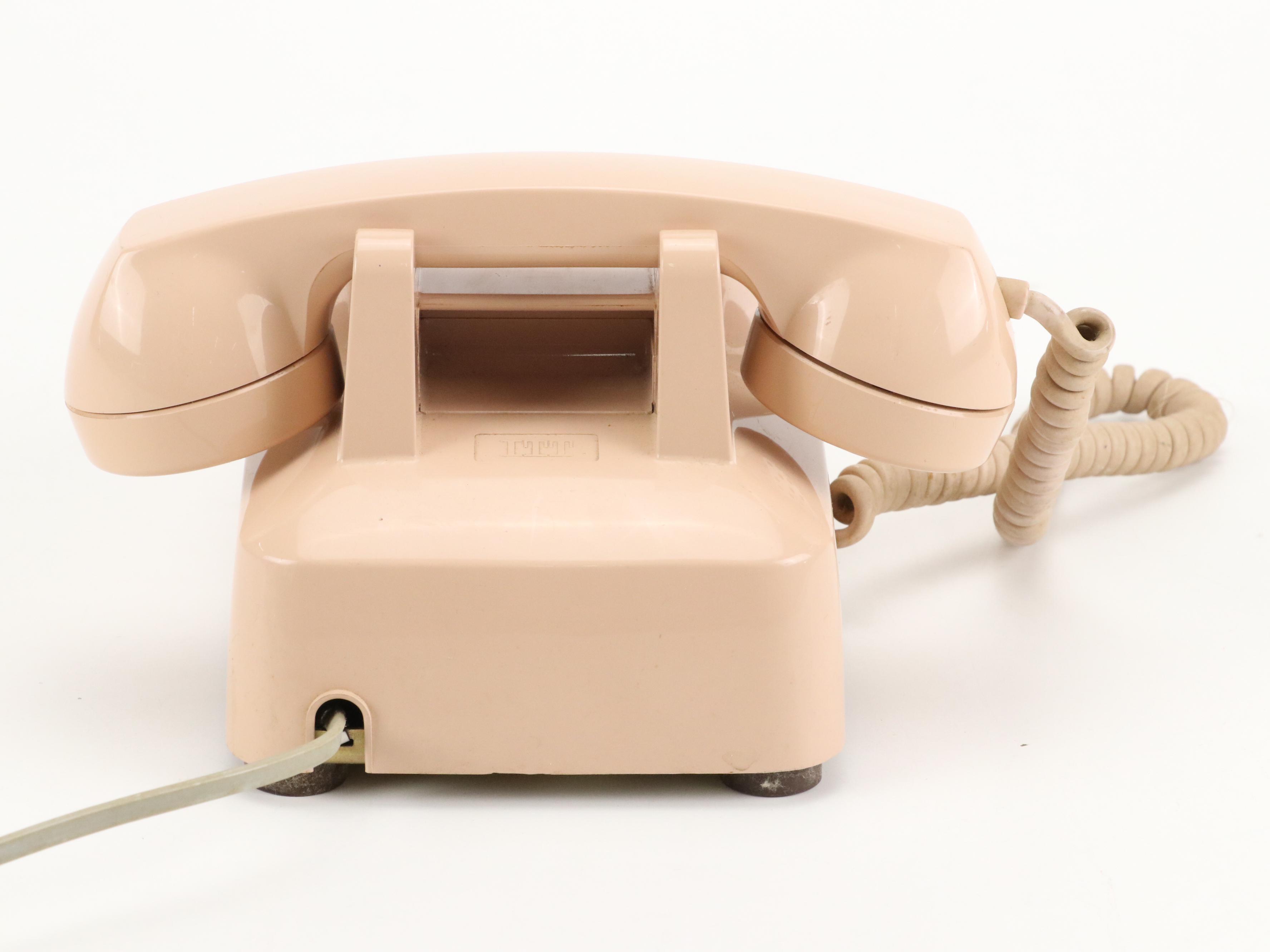 Stromberg-Carlson Pink Rotary Dial Telephone, Late 20th Century