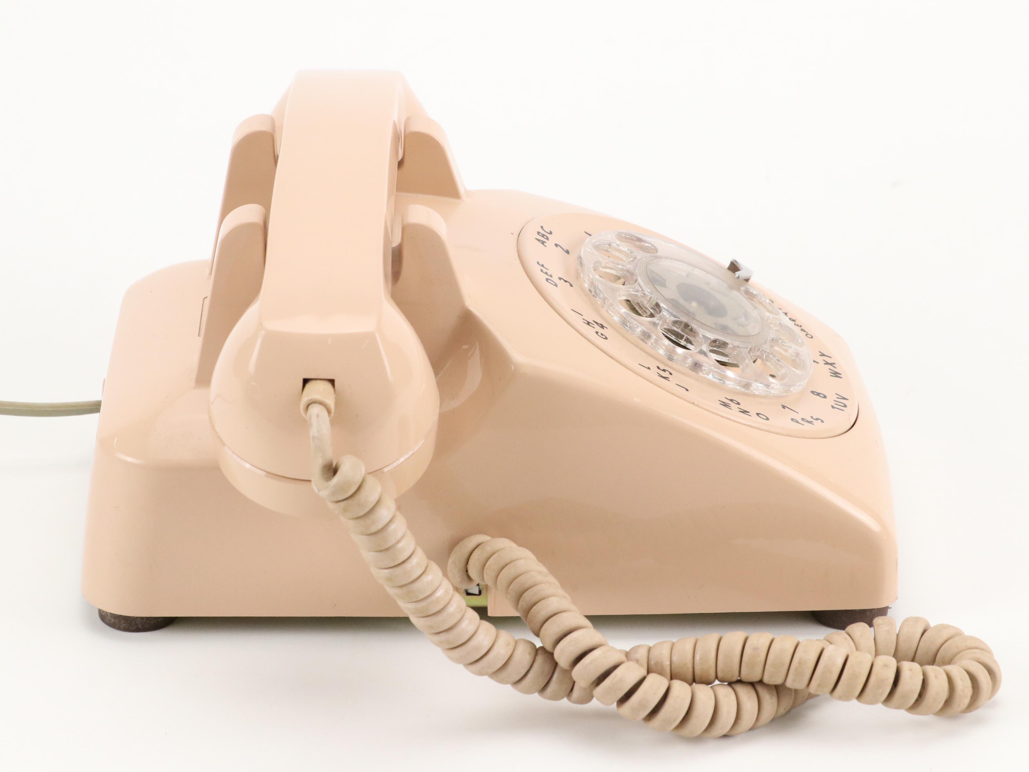 Stromberg-Carlson Pink Rotary Dial Telephone, Late 20th Century