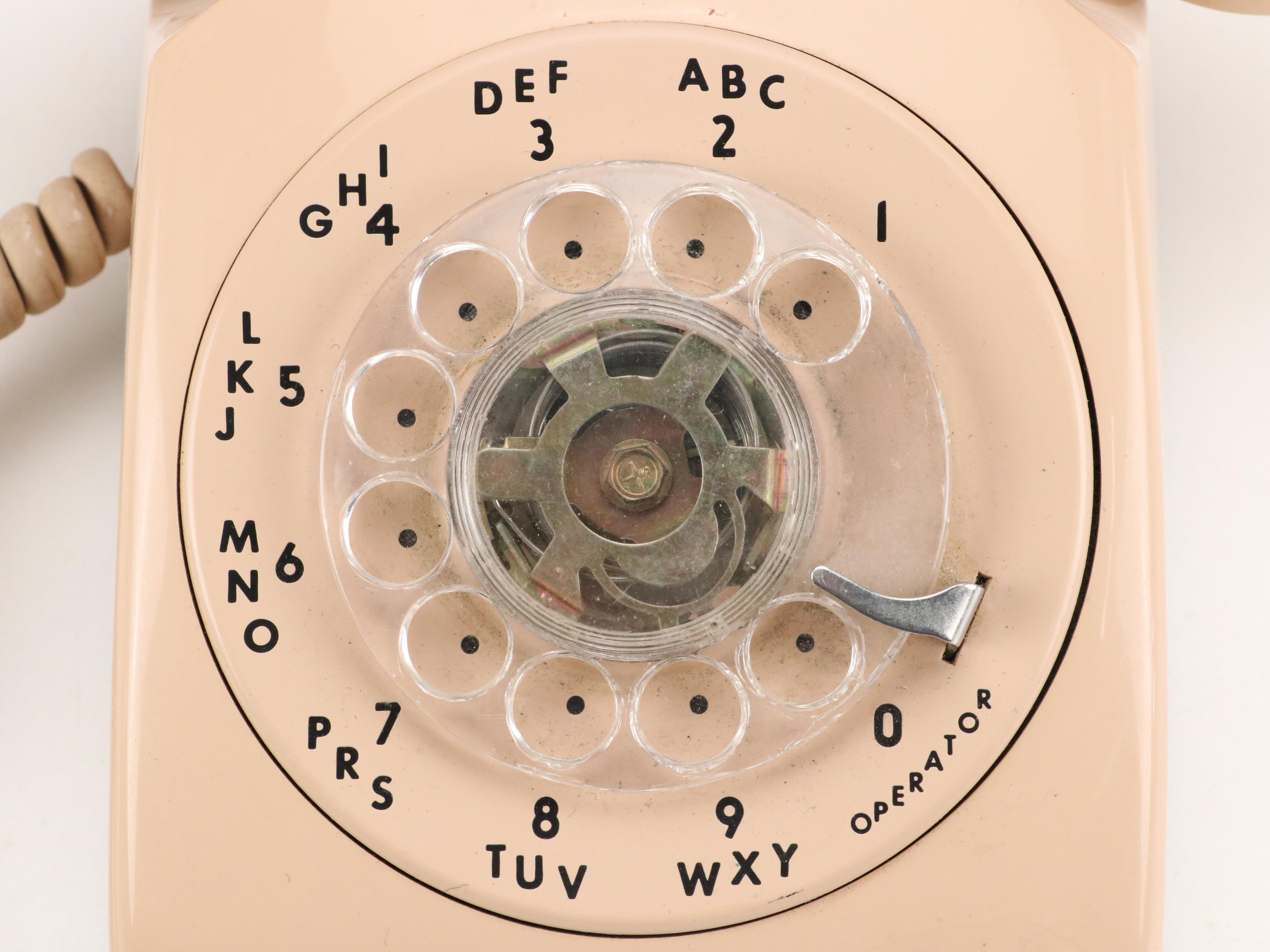 Stromberg-Carlson Pink Rotary Dial Telephone, Late 20th Century