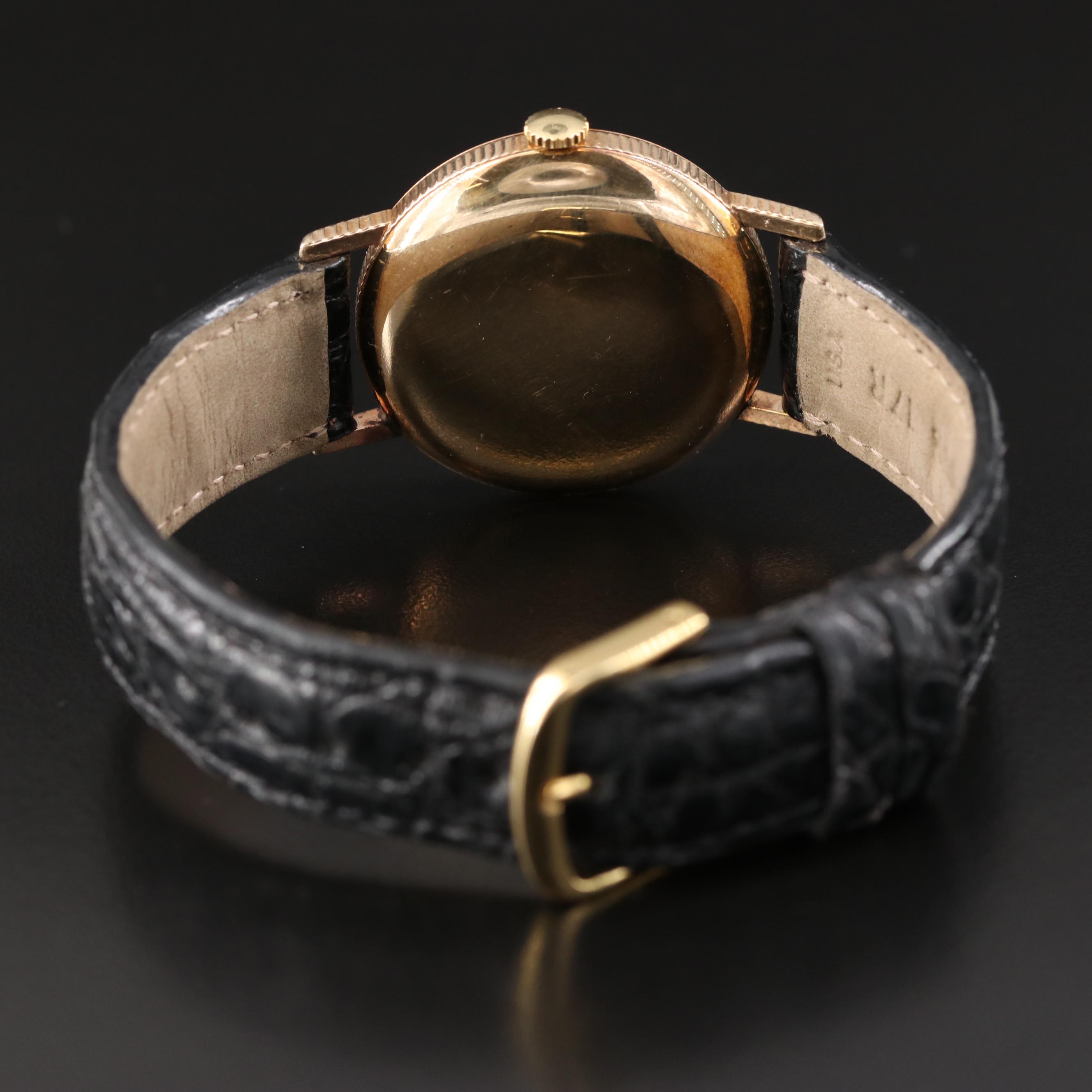 9K Rolex Precision Coin Edge Vintage Watch