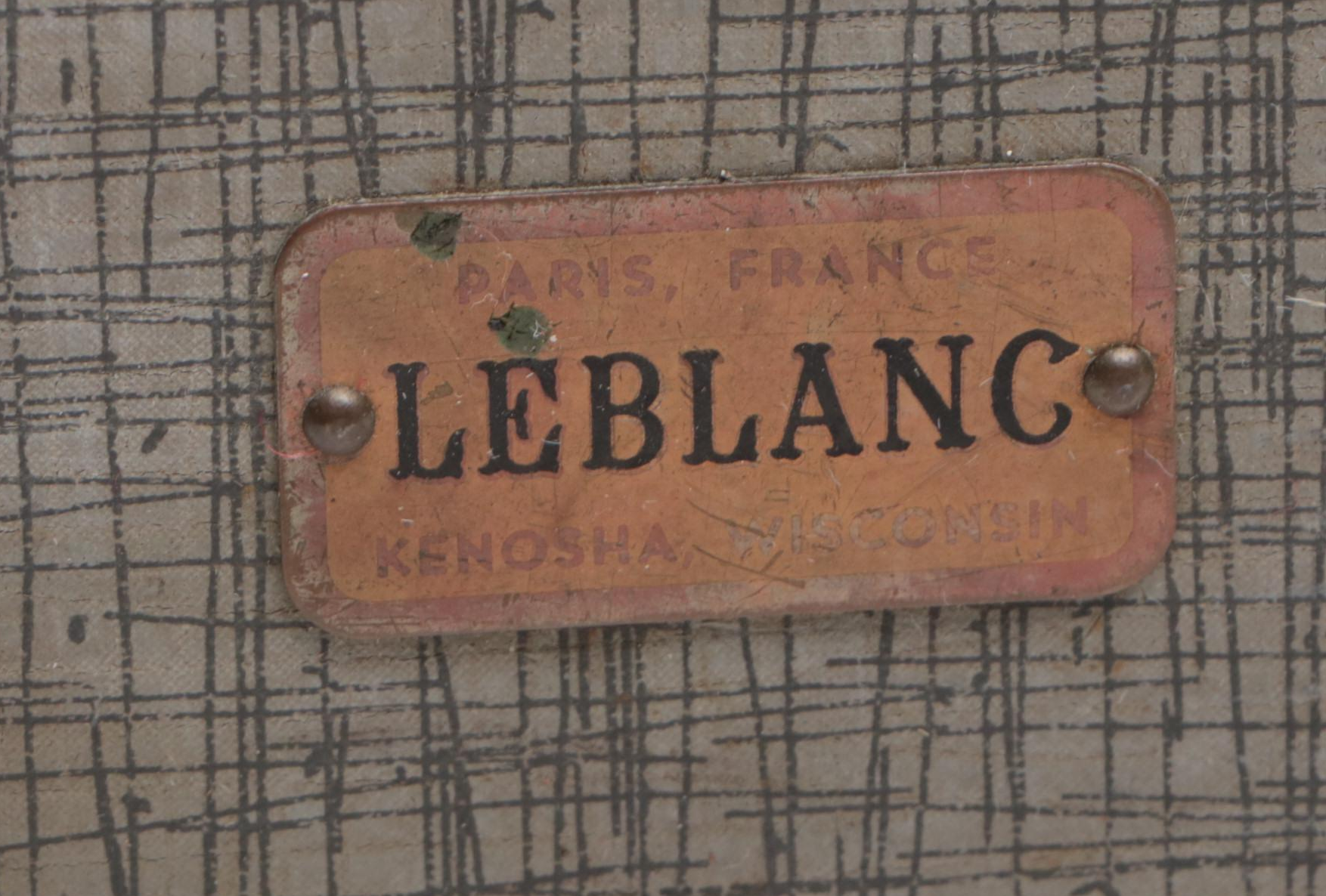 Noblet Paris Ebonized Wood Clarinet with Case, Mid to Late 20th Century