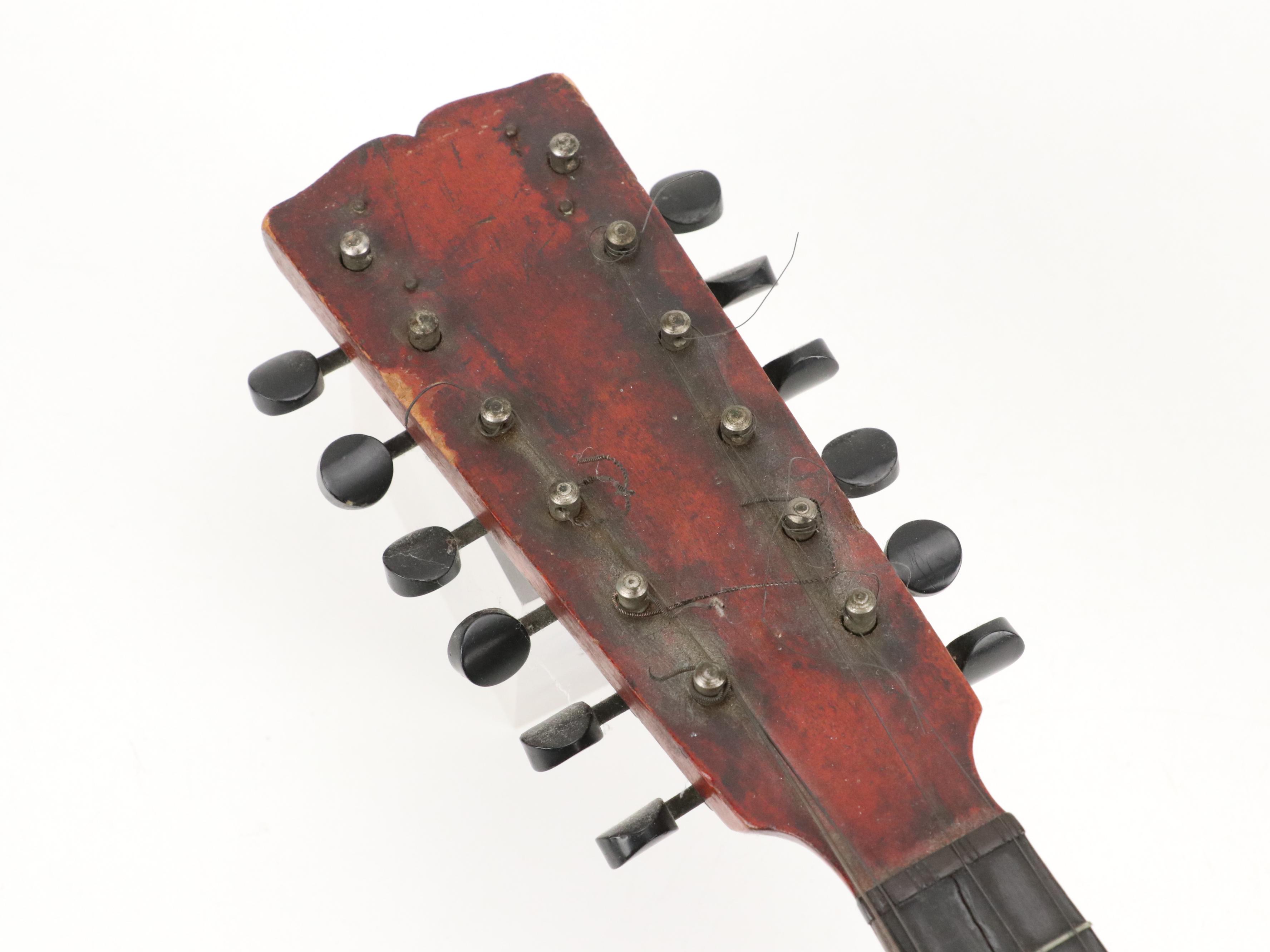 Washburn Style Acoustic Gourd Mandolin, Early 20th Century