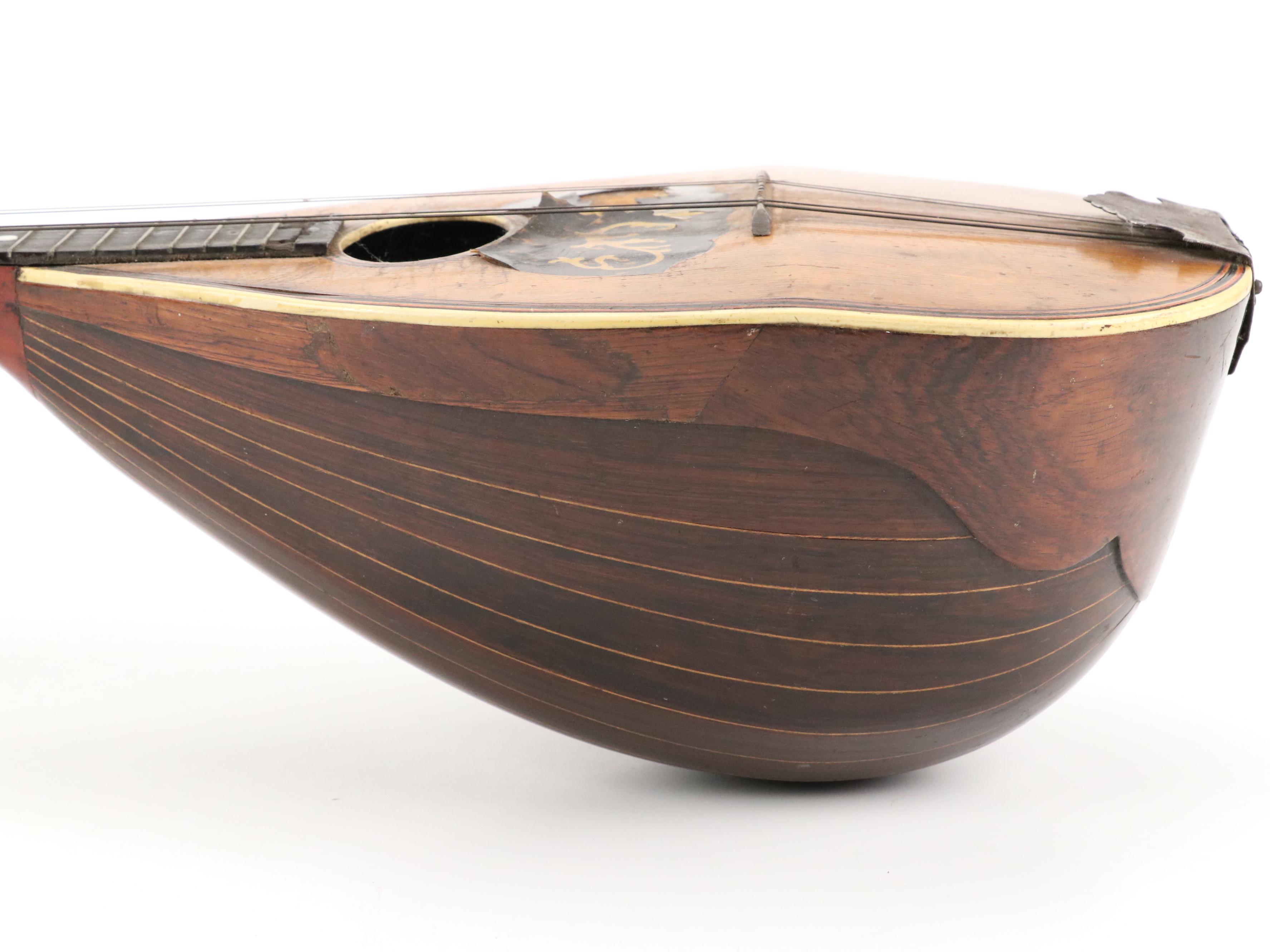 Washburn Style Acoustic Gourd Mandolin, Early 20th Century