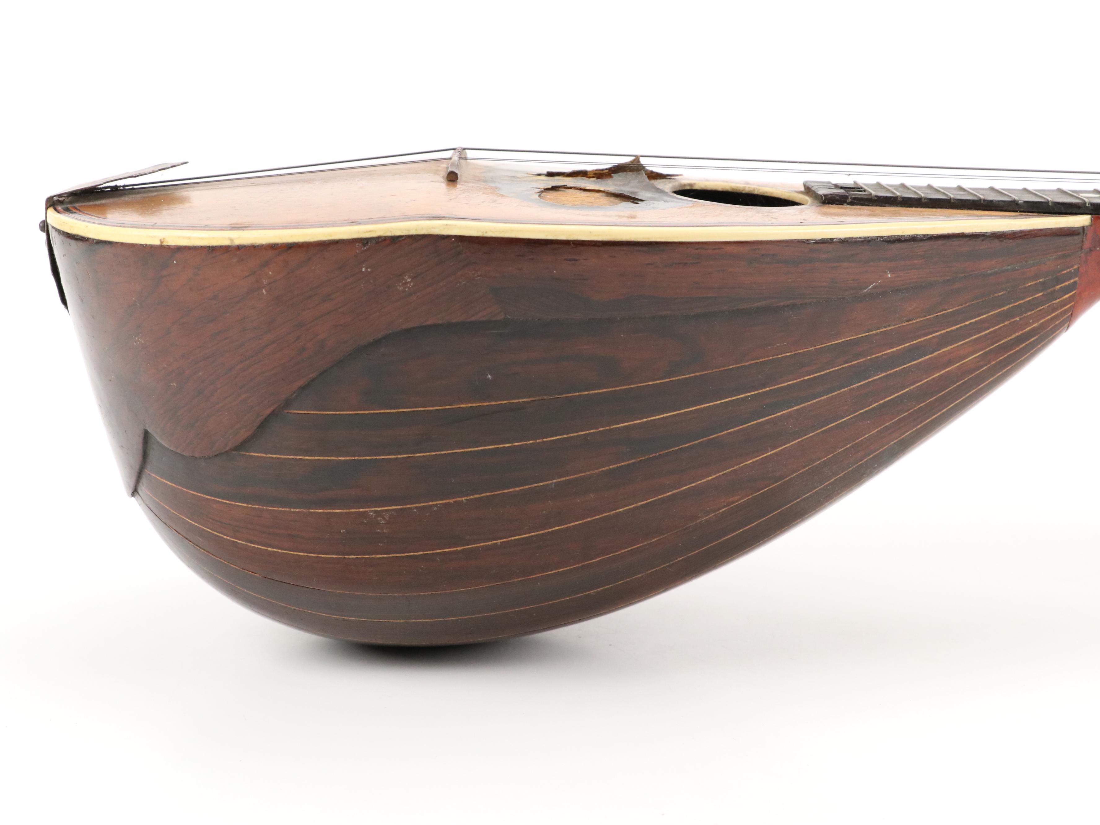 Washburn Style Acoustic Gourd Mandolin, Early 20th Century