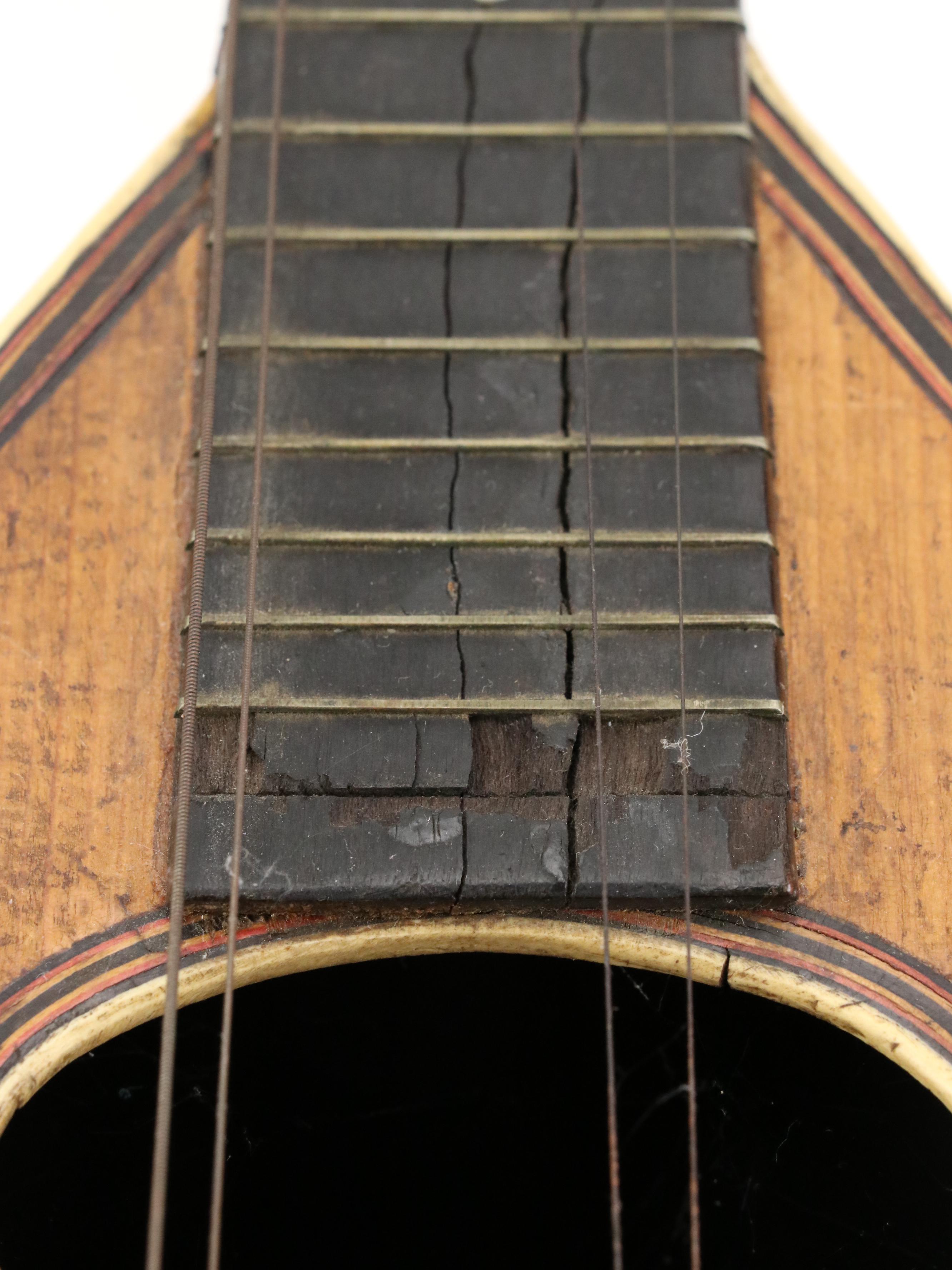 Washburn Style Acoustic Gourd Mandolin, Early 20th Century
