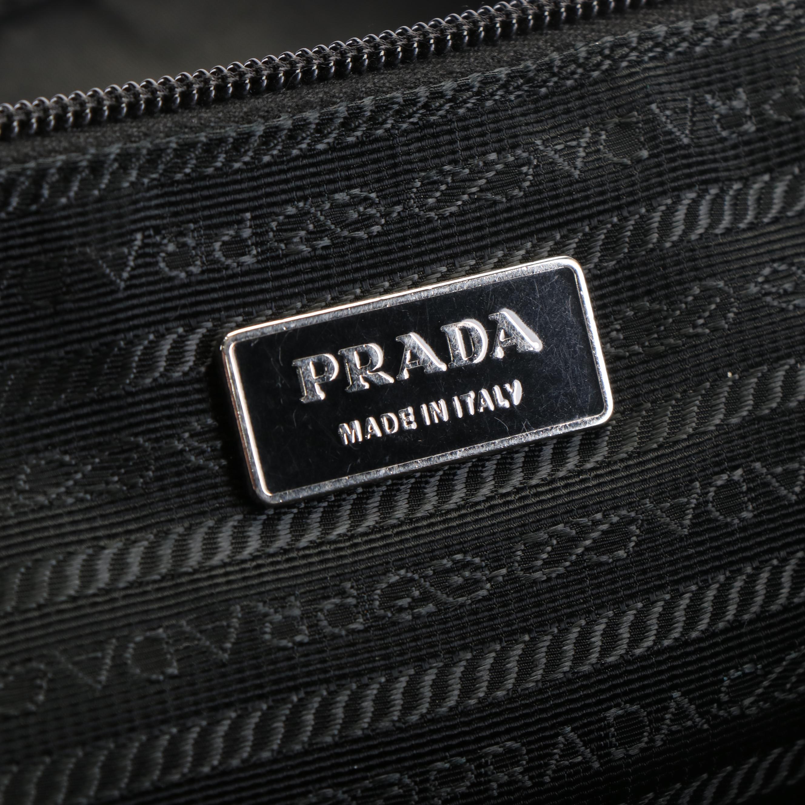 Prada Black Nylon Tessuto Tote Bag