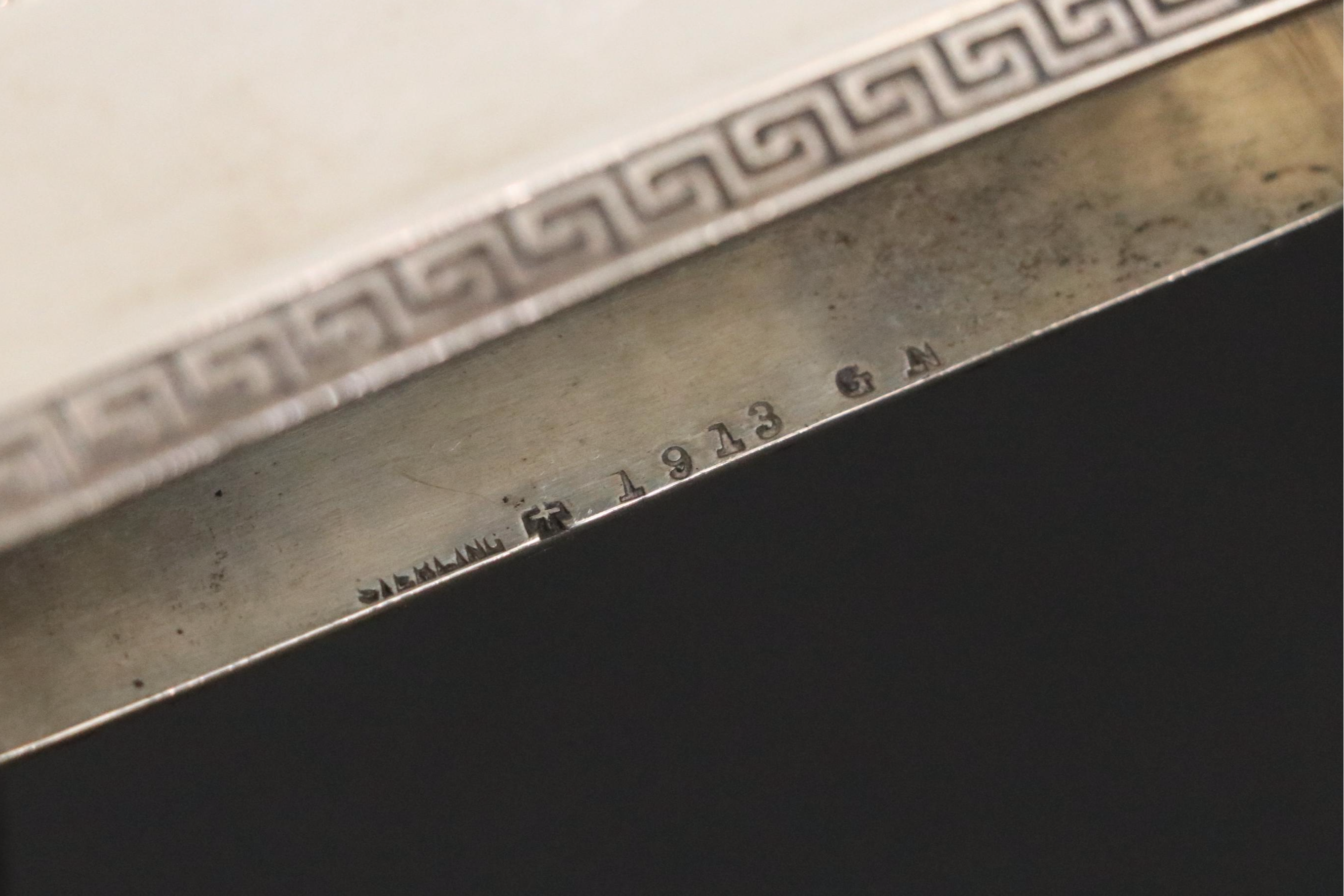 English Patterson & Sons Ltd. Sterling Napkin Ring with More Metal Napkin Rings