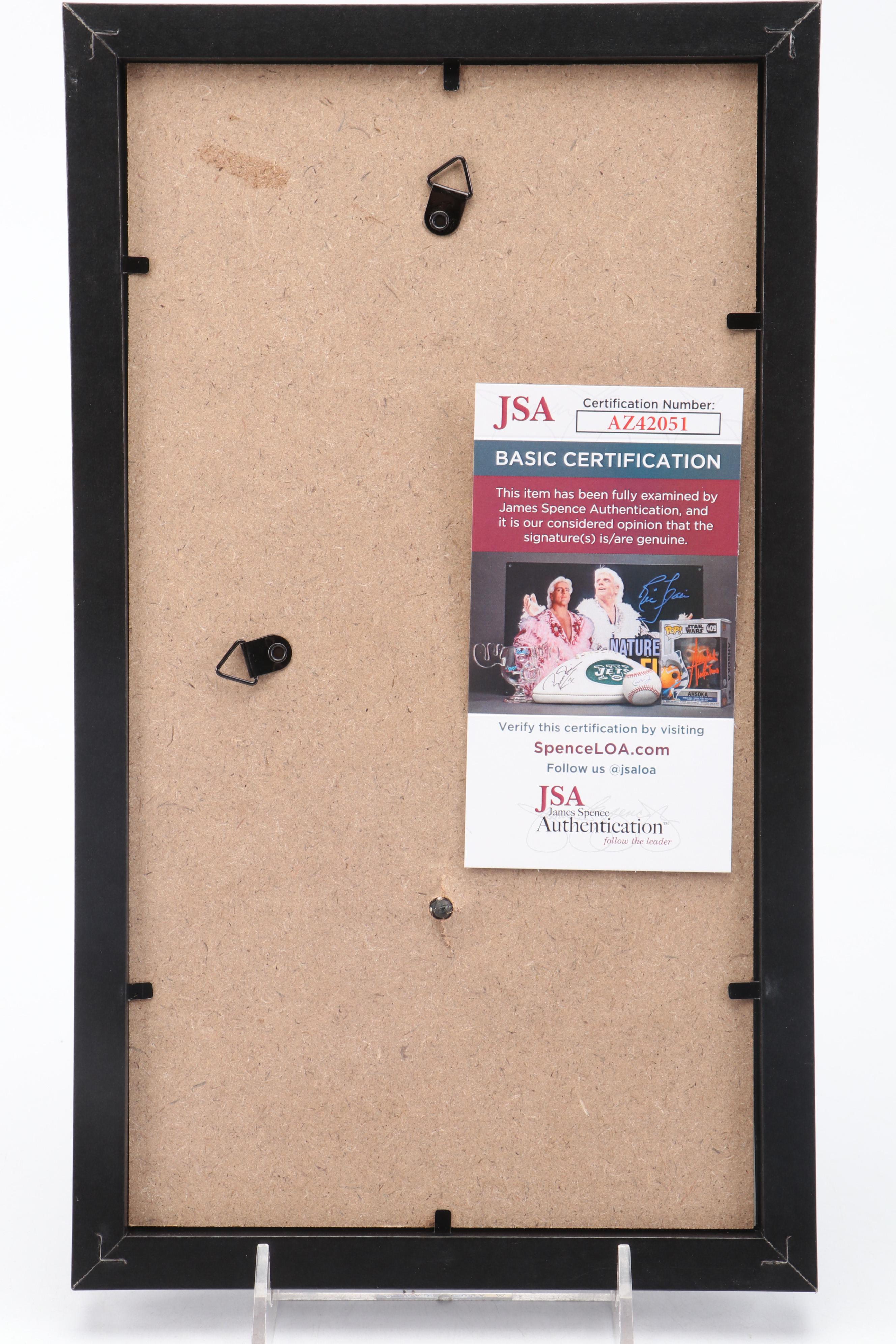 Taylor Swift Signed "The Tortured Poets Department" CD Card in Frame, JSA