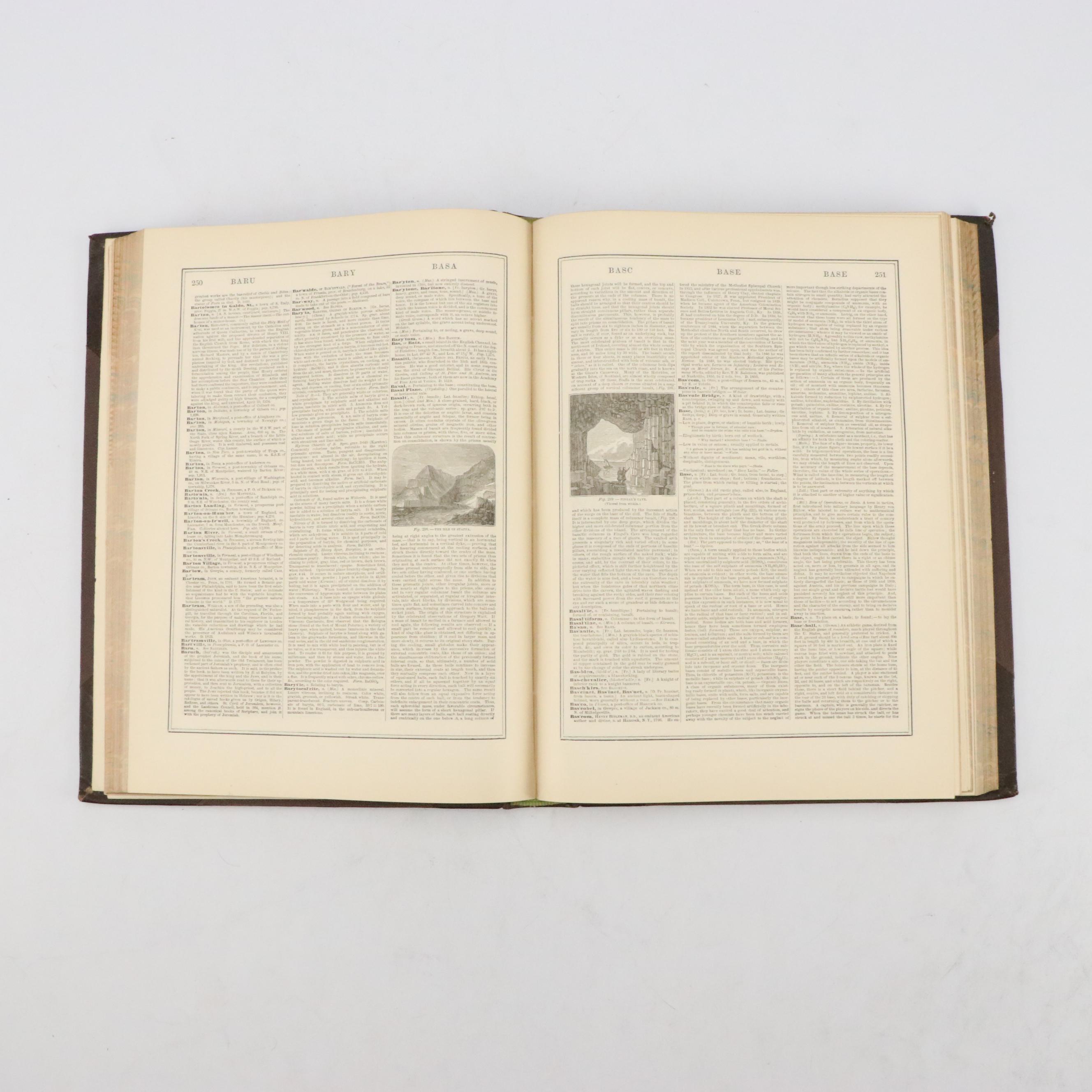"Zell's Encyclopedia and Atlas" Near-Complete Set by Leo de Colange, 1886