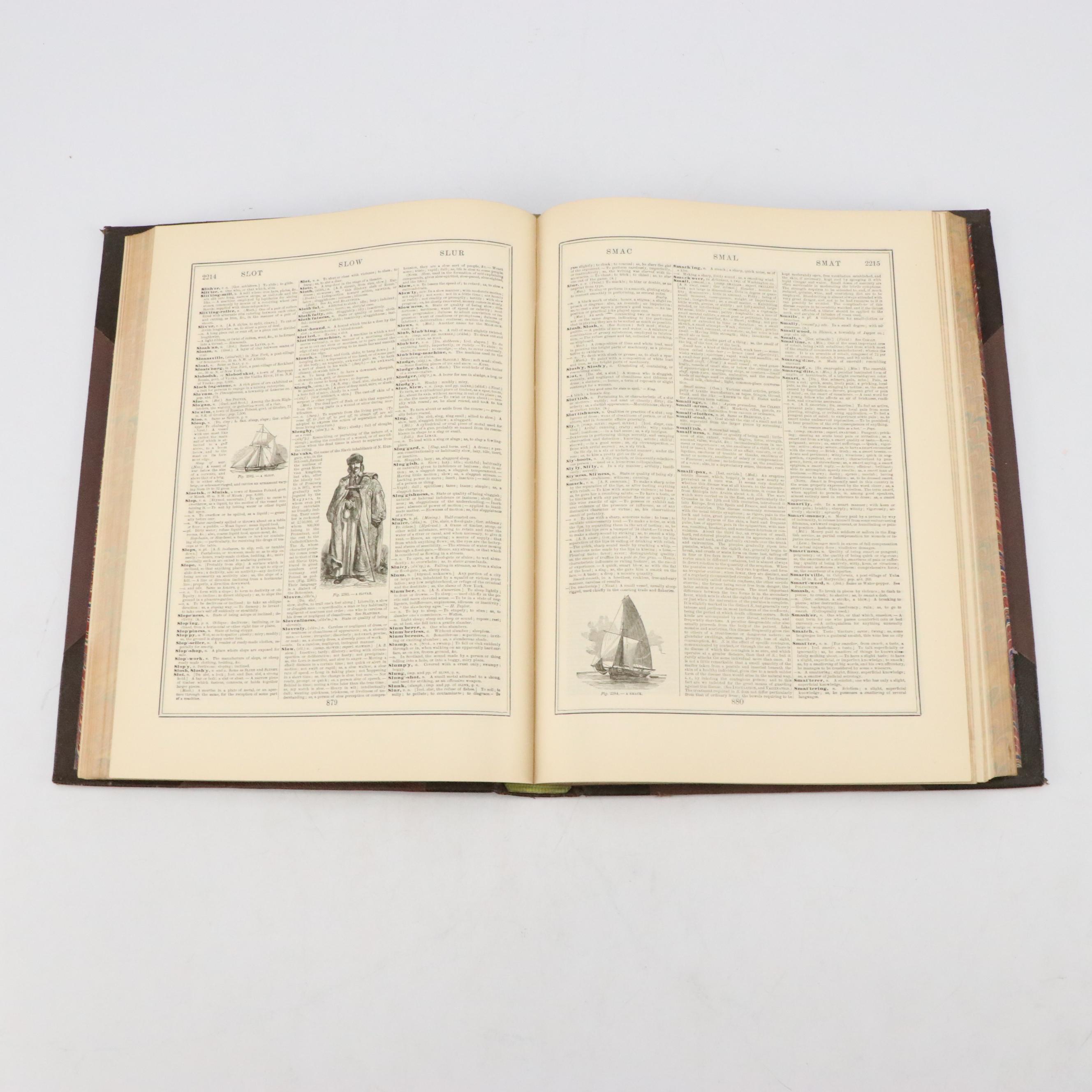 "Zell's Encyclopedia and Atlas" Near-Complete Set by Leo de Colange, 1886