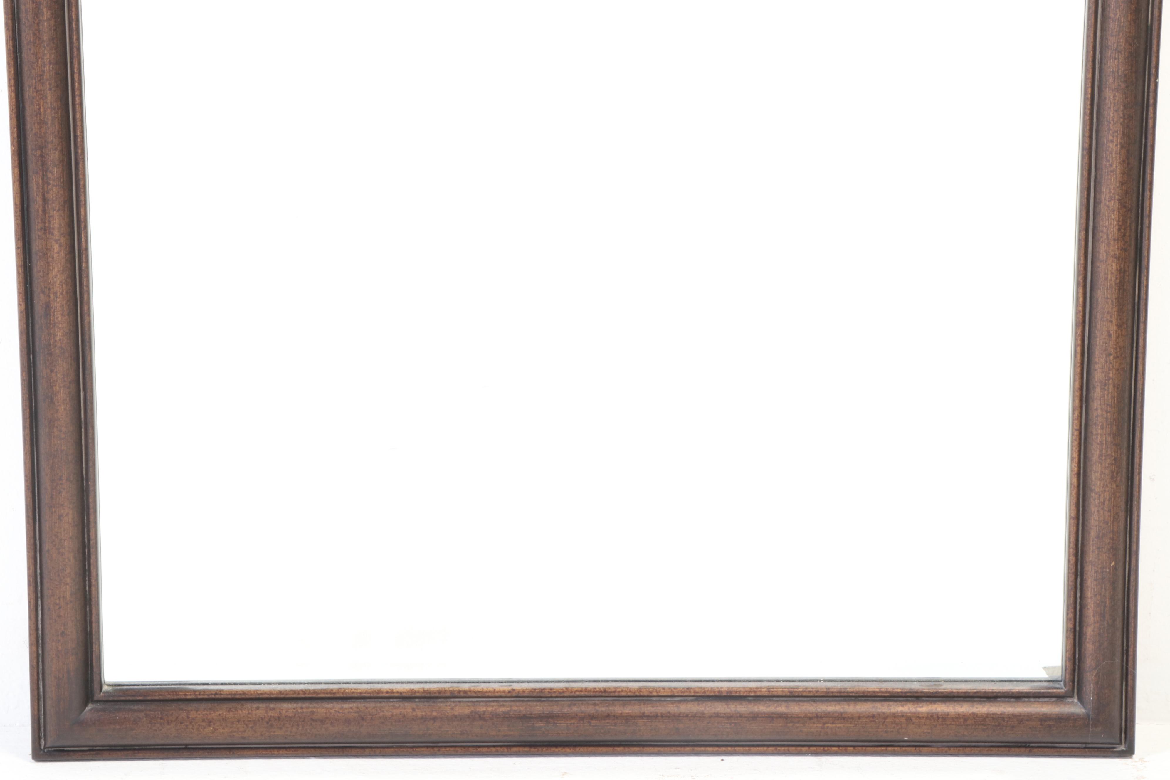 Howard Elliott Collection "Eliza" Bronze Finish Wall Mirror, Contemporary