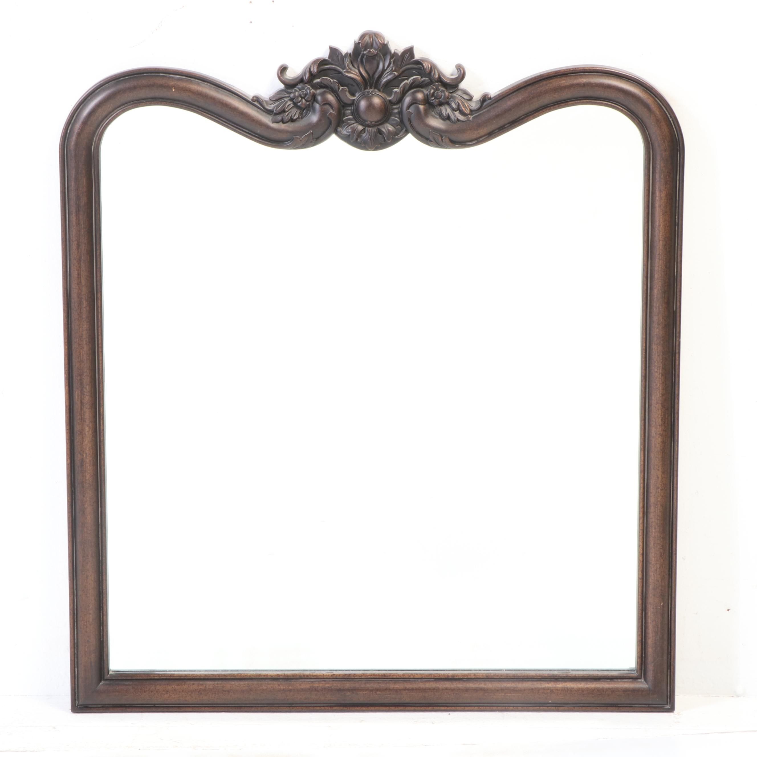 Howard Elliott Collection "Eliza" Bronze Finish Wall Mirror, Contemporary