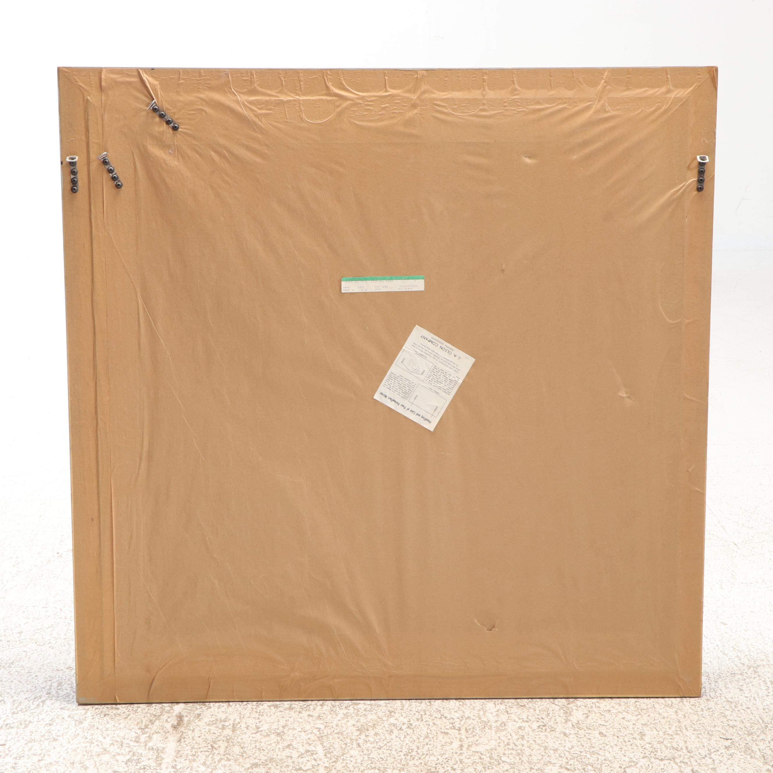 J.A. Olson Company Neoclassical Style Gilt Composite Mirror