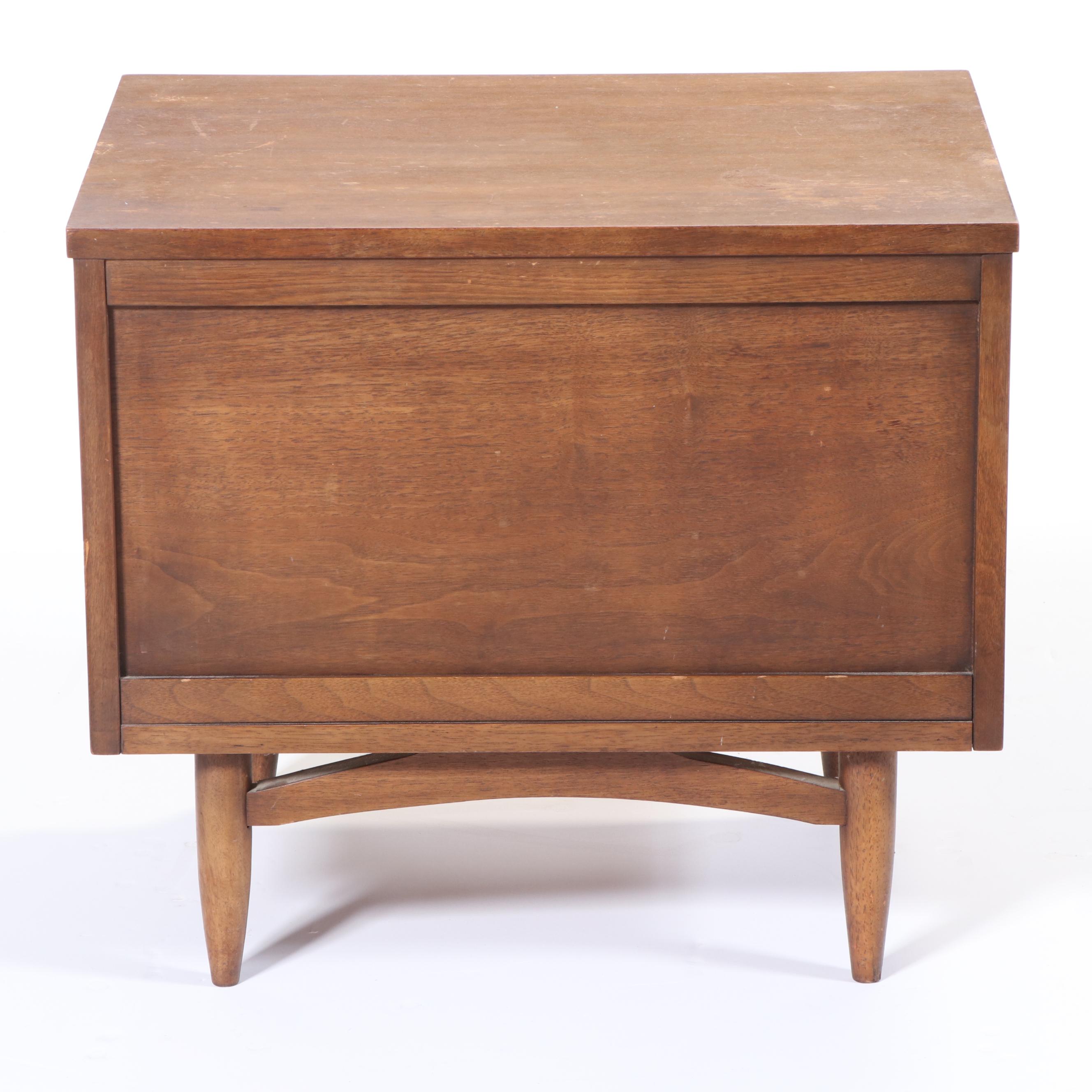 Pair of Mid Century Modern Walnut Side Cabinets