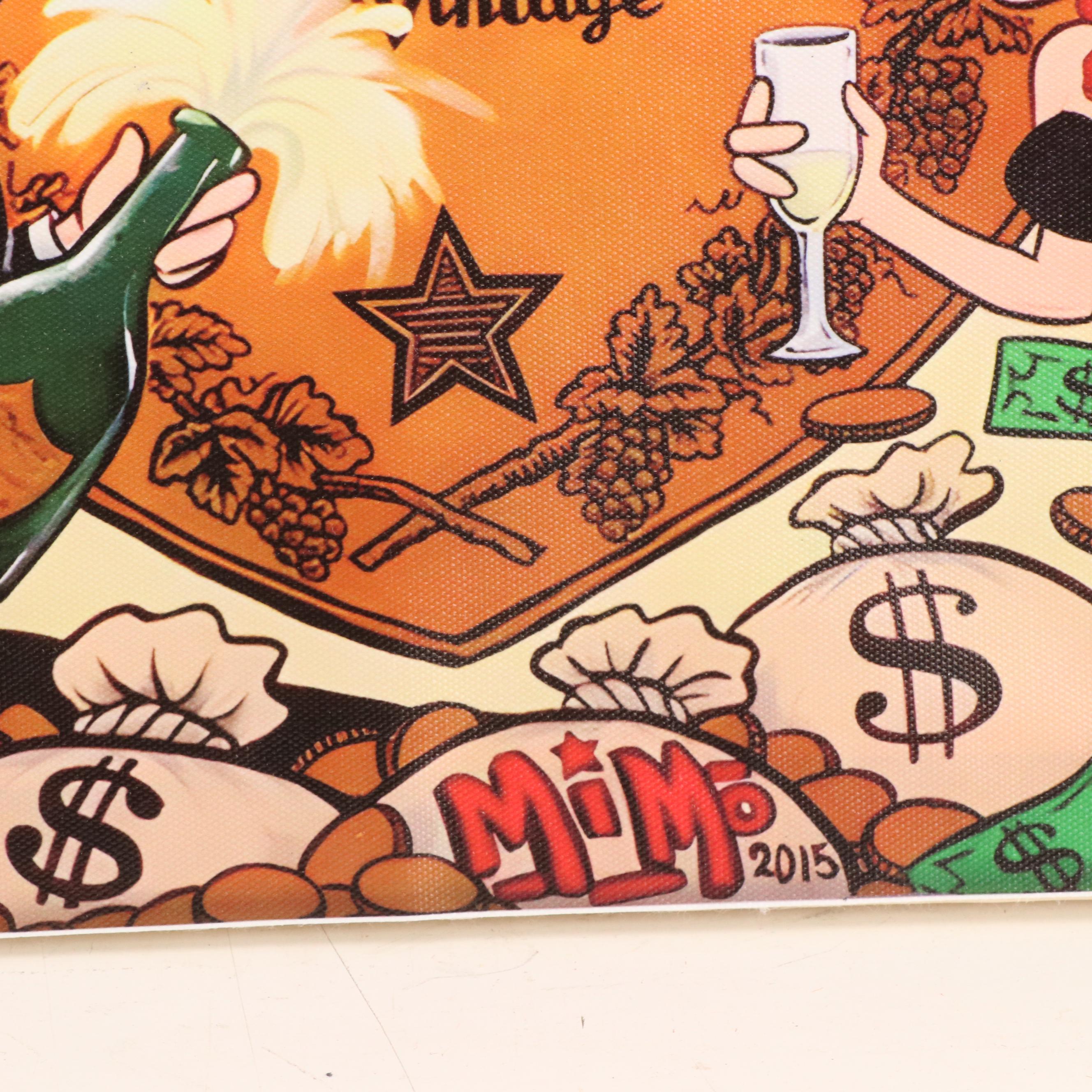 Pop Art Mr. Monopoly Giclées After Alec Monopoly and Mike Mozart