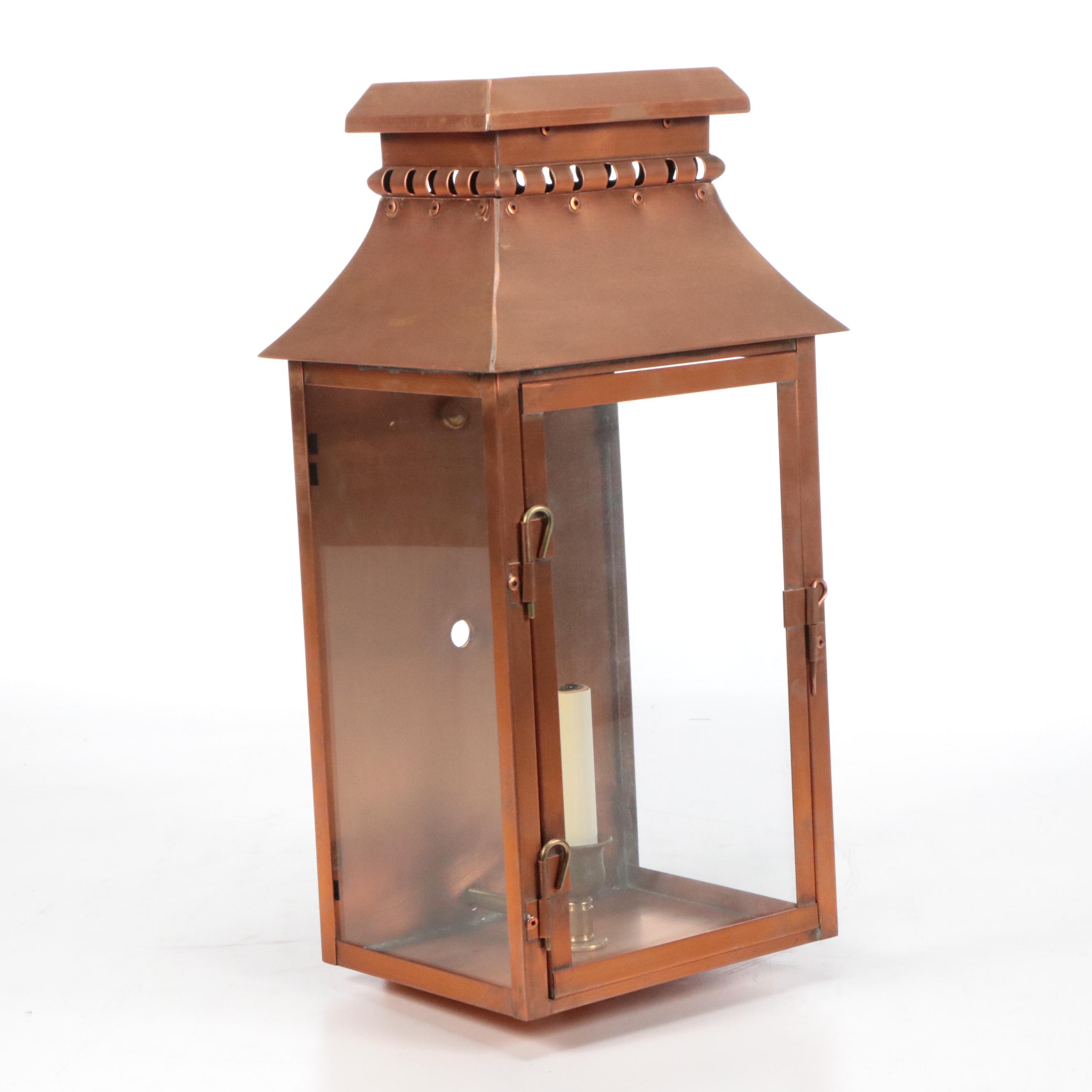 Carolina Lanterns Market Street Copper Wall Sconce
