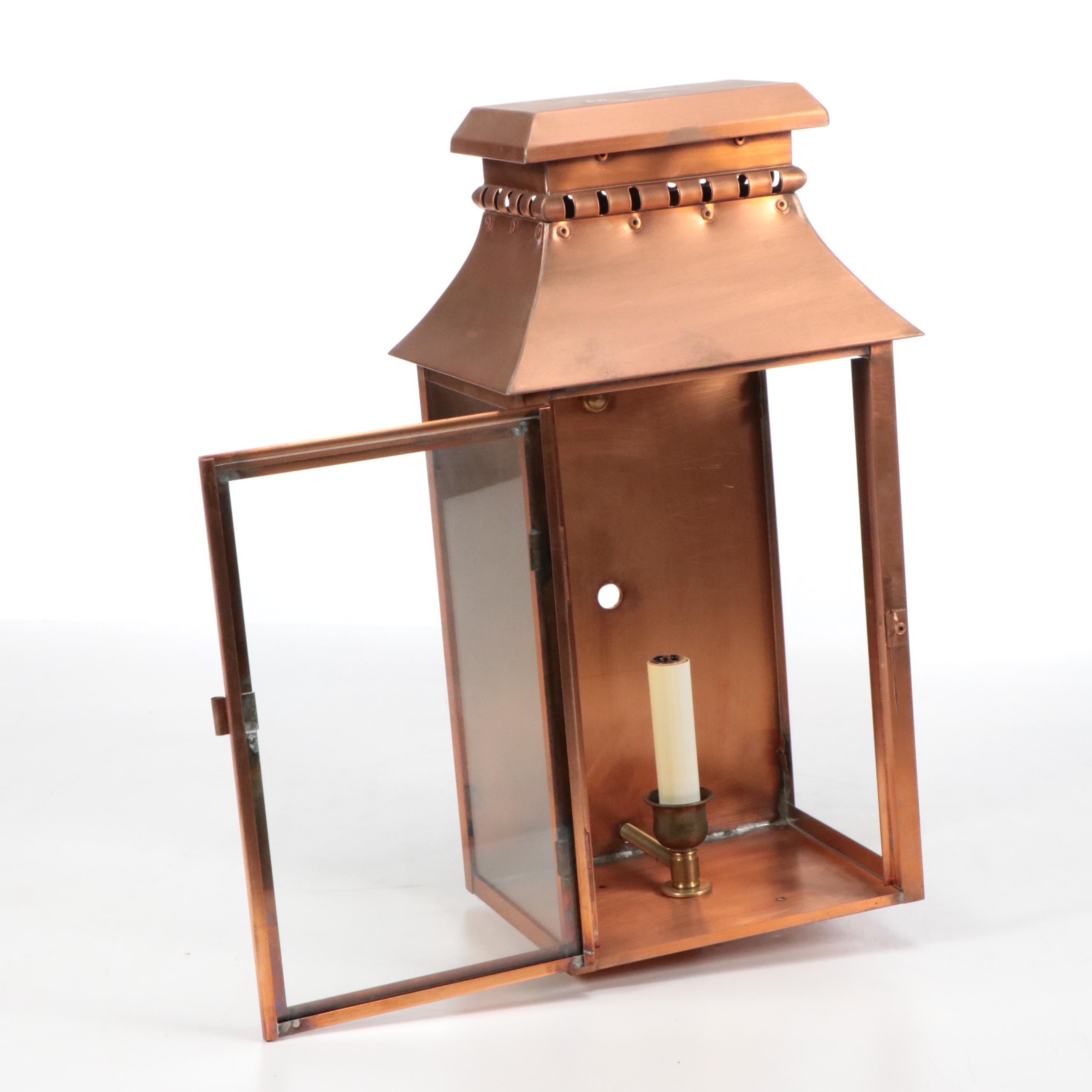 Carolina Lanterns Market Street Copper Wall Sconce