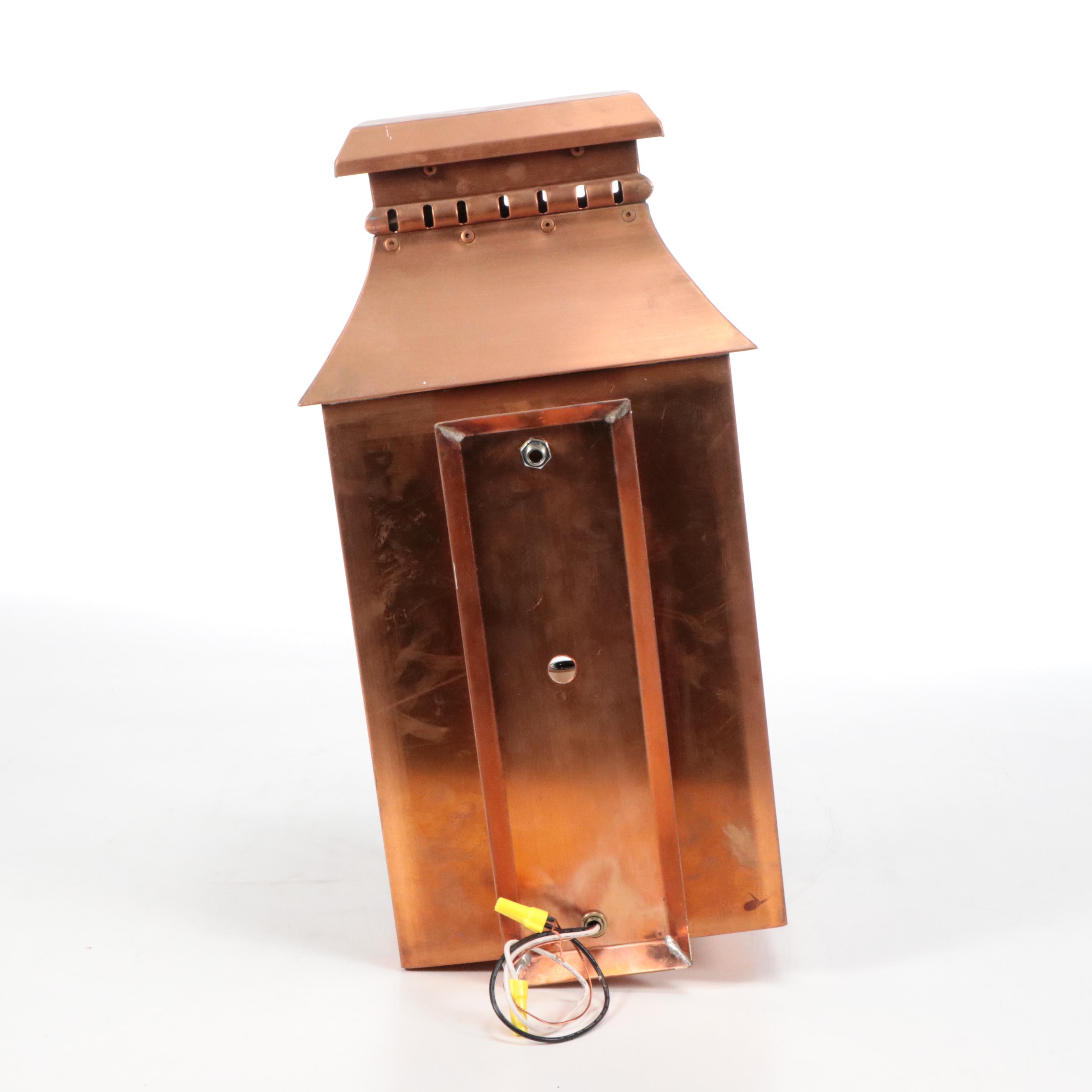 Carolina Lanterns Market Street Copper Wall Sconce