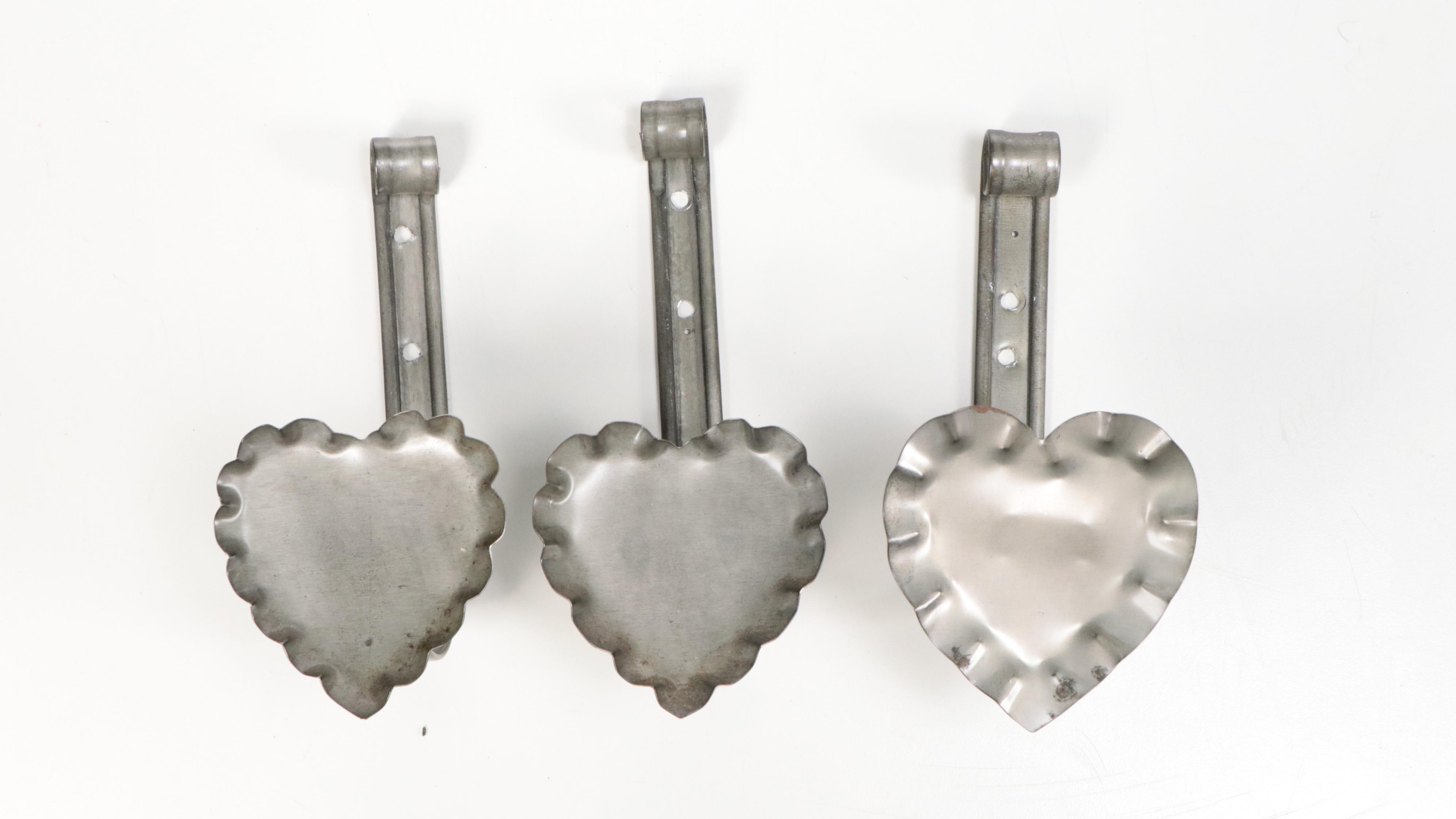 Colonial Style Tin Candle Mold Lamp with Pierced Tin Shade, Vintage